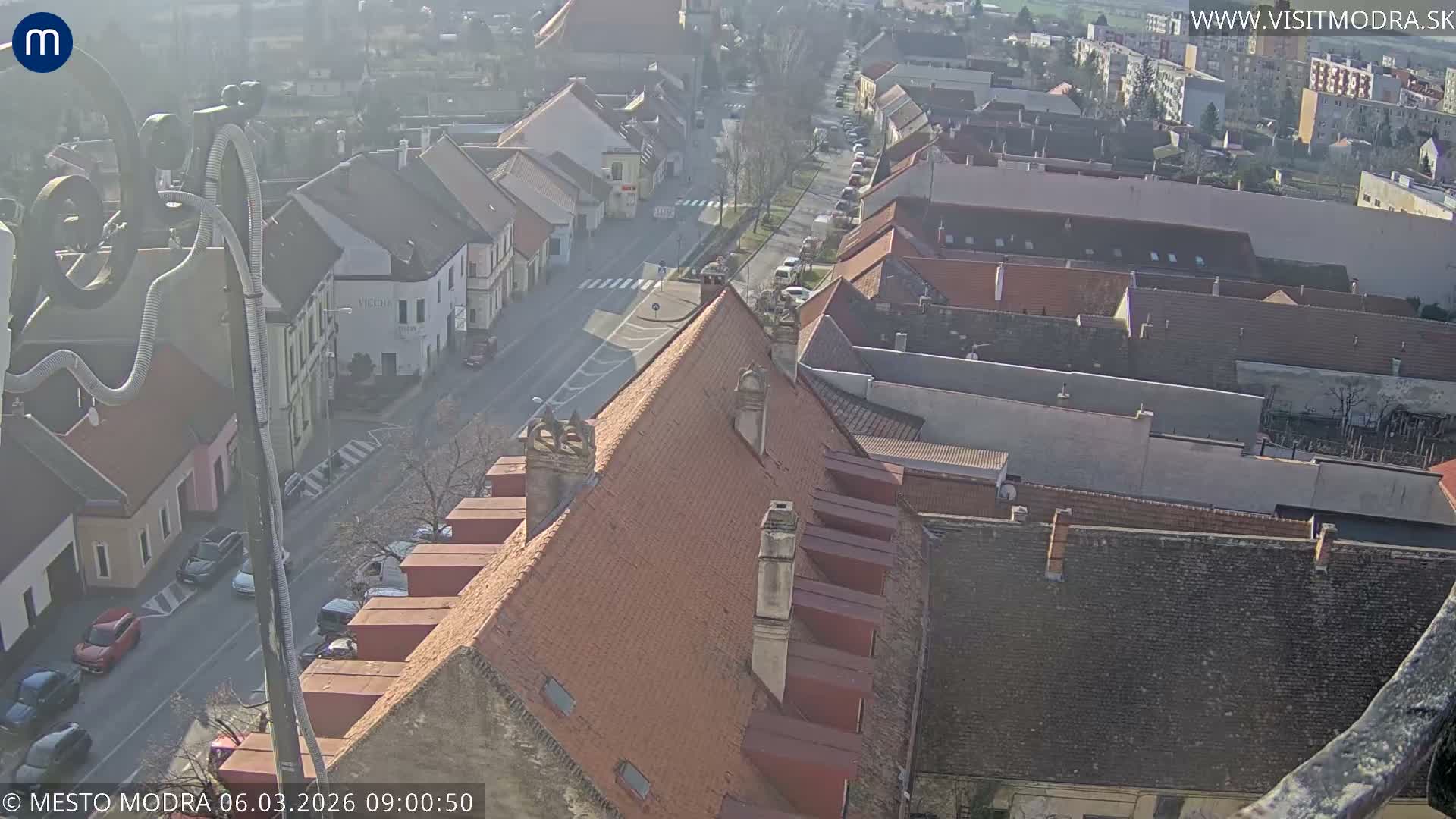 Modra South View Skyline Live Cam - Modra, Okres Pezinok, Bratislava, Slovakia