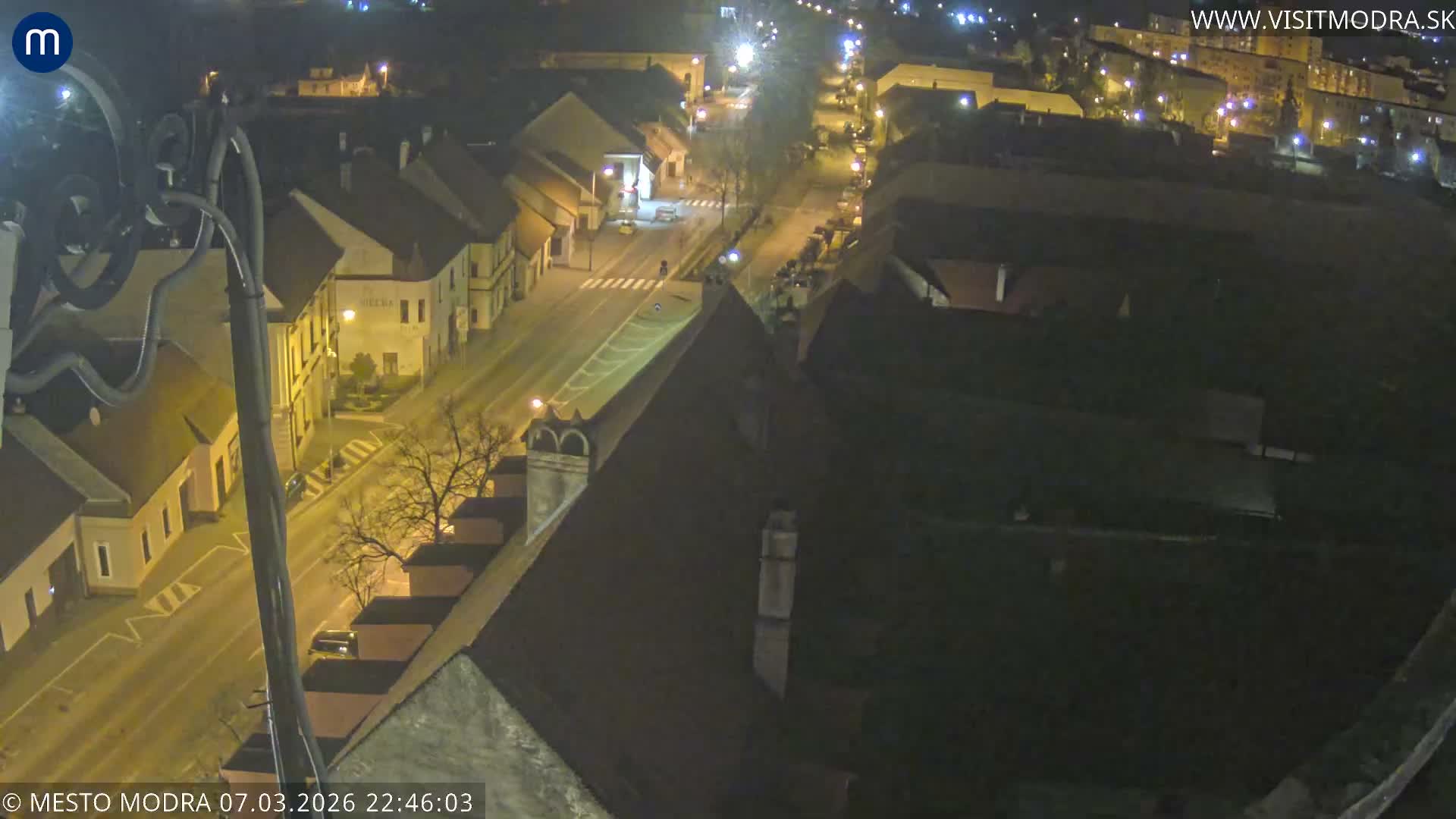 Modra South View Skyline Live Cam - Modra, Okres Pezinok, Bratislava, Slovakia