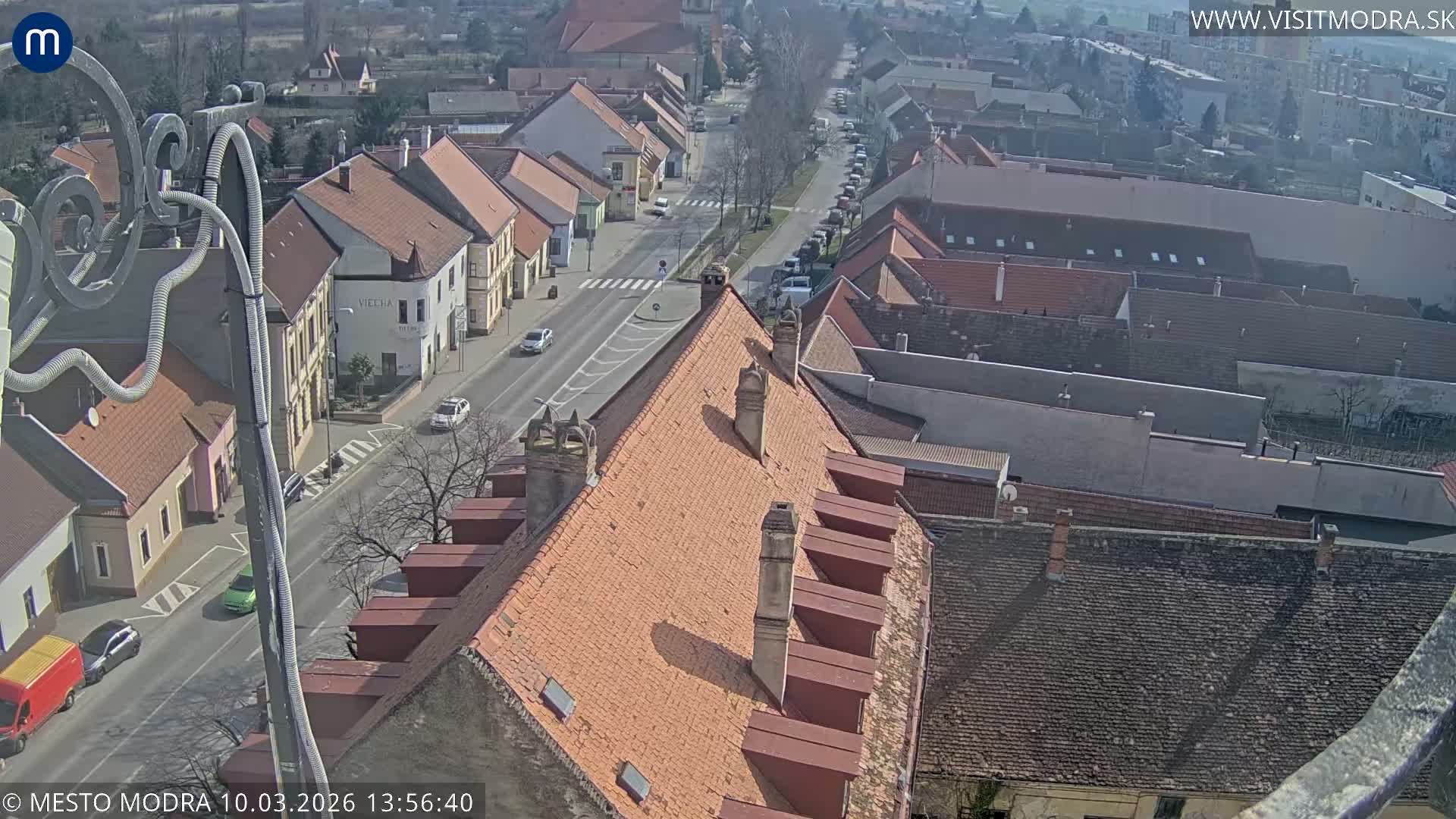 Modra South View Skyline Live Cam - Modra, Okres Pezinok, Bratislava, Slovakia
