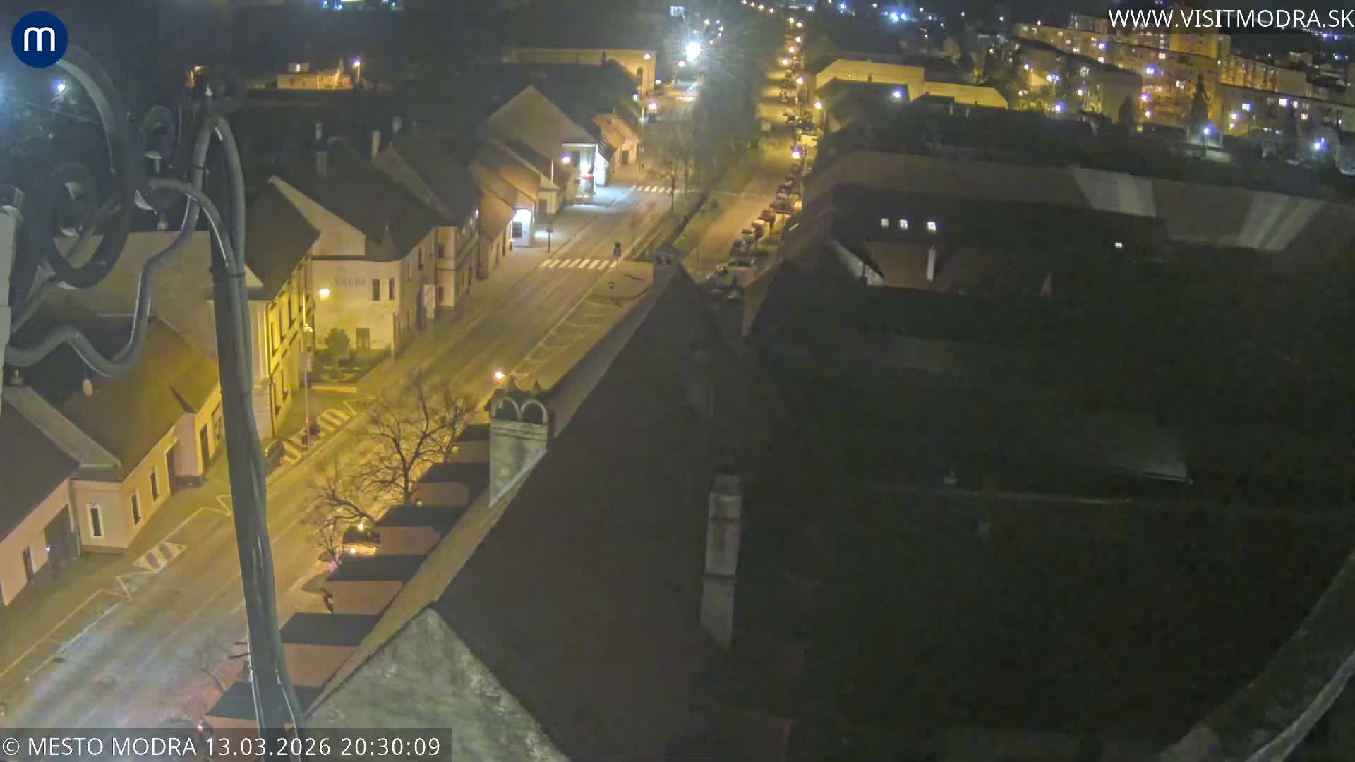 Modra South View Skyline Live Cam - Modra, Okres Pezinok, Bratislava, Slovakia