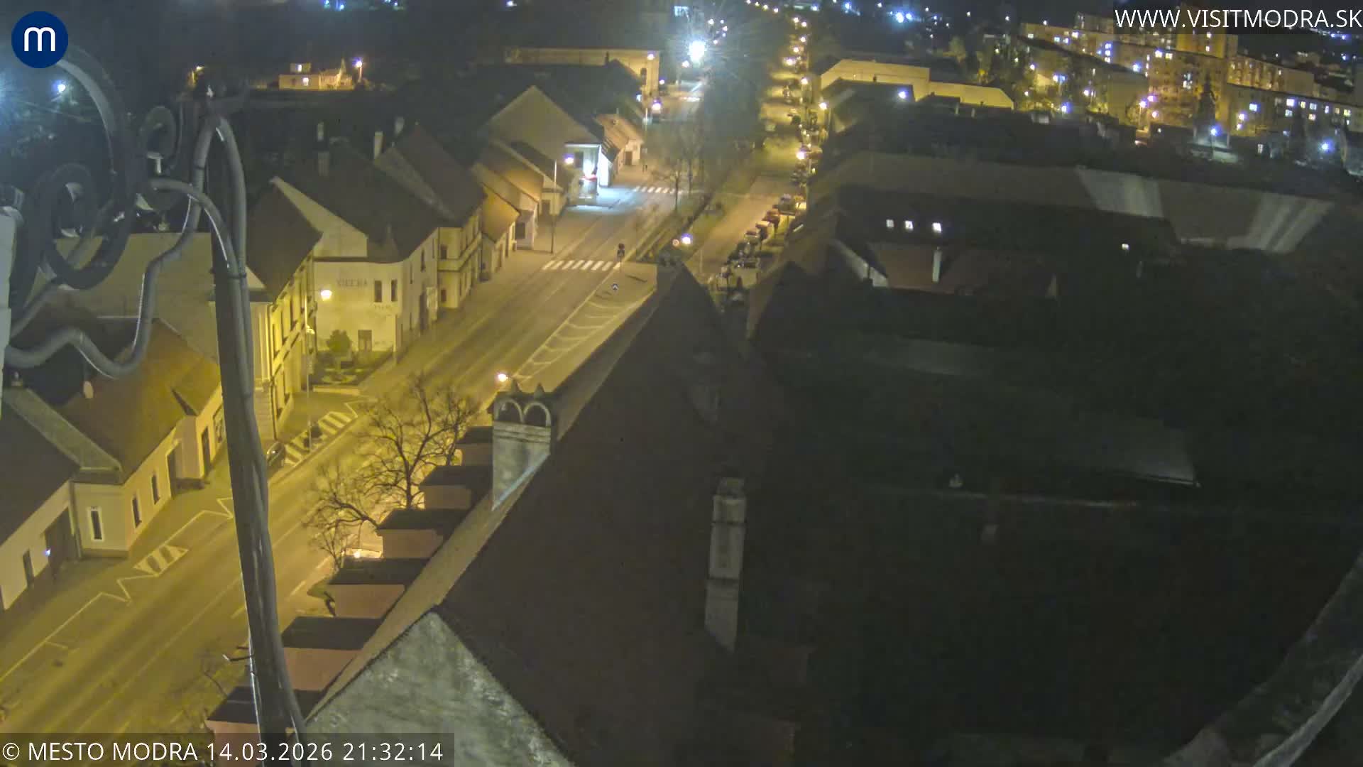 Modra South View Skyline Live Cam - Modra, Okres Pezinok, Bratislava, Slovakia