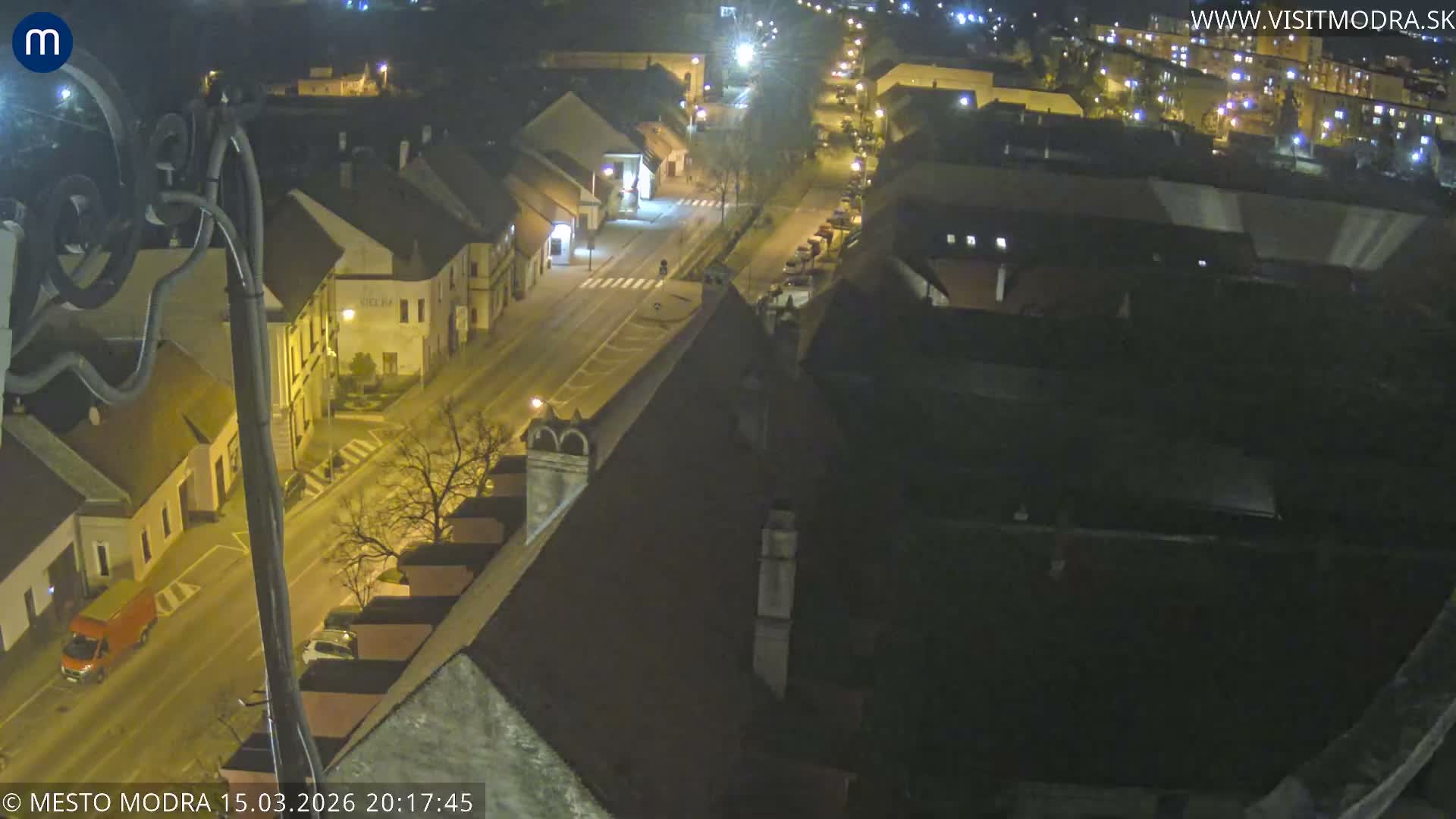 Modra South View Skyline Live Cam - Modra, Okres Pezinok, Bratislava, Slovakia