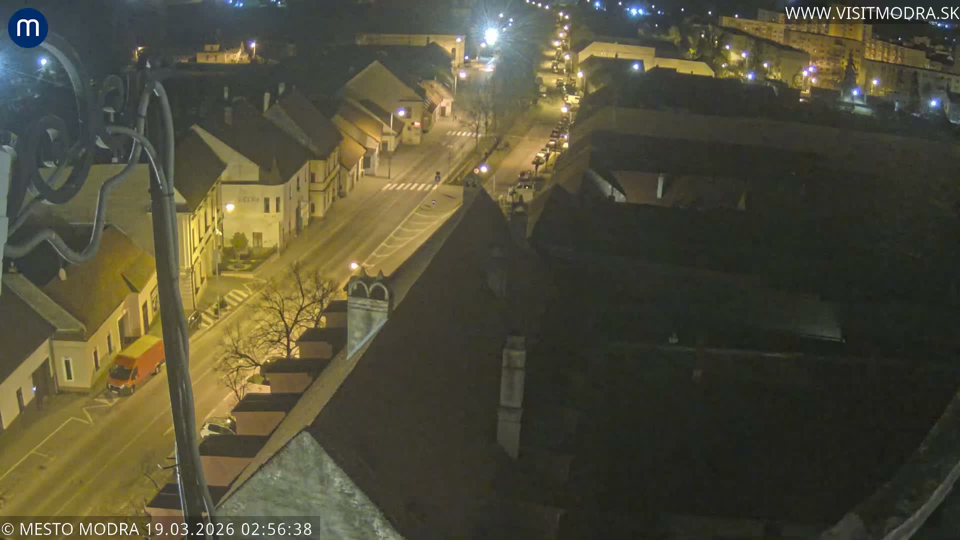 Modra South View Skyline Live Cam - Modra, Okres Pezinok, Bratislava, Slovakia