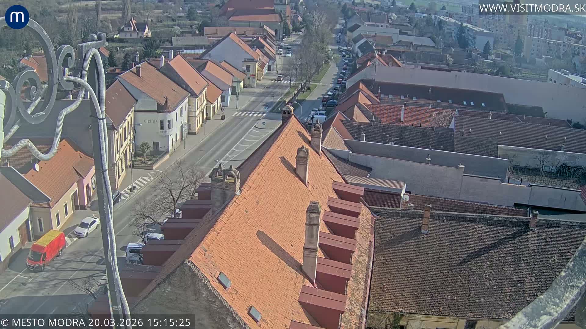 Modra South View Skyline Live Cam - Modra, Okres Pezinok, Bratislava, Slovakia