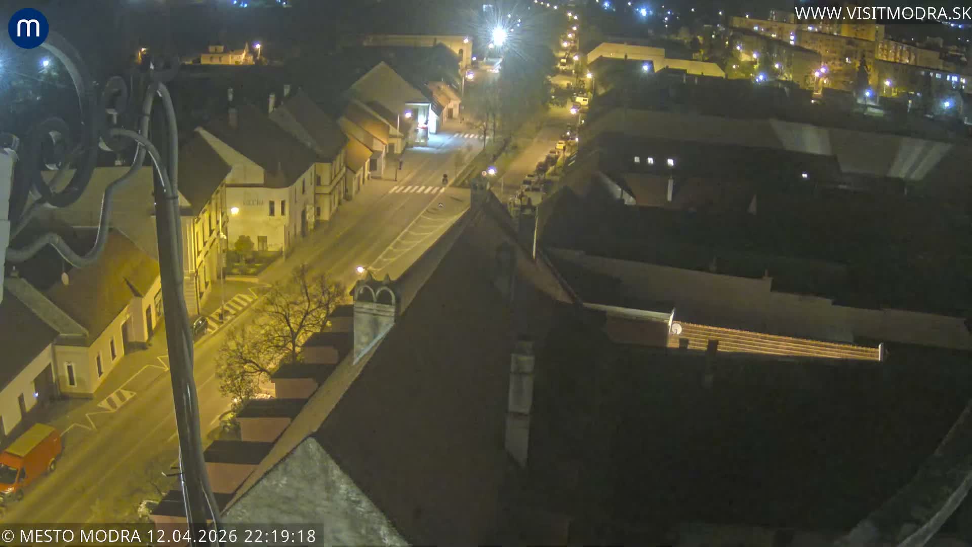 Modra South View Skyline Live Cam - Modra, Okres Pezinok, Bratislava, Slovakia