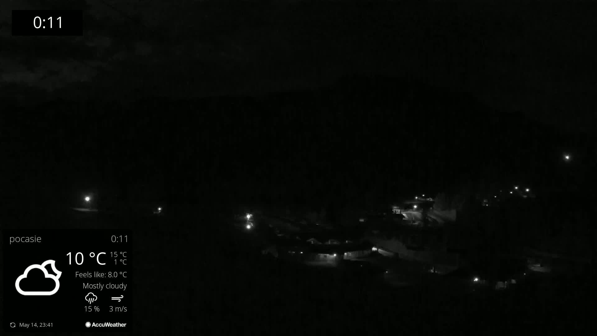 Meander Oravice Village Ski Slopes & Osobita Mountain Live Cam - Vitanova, Tvrdosin, Zilina, Slovakia
