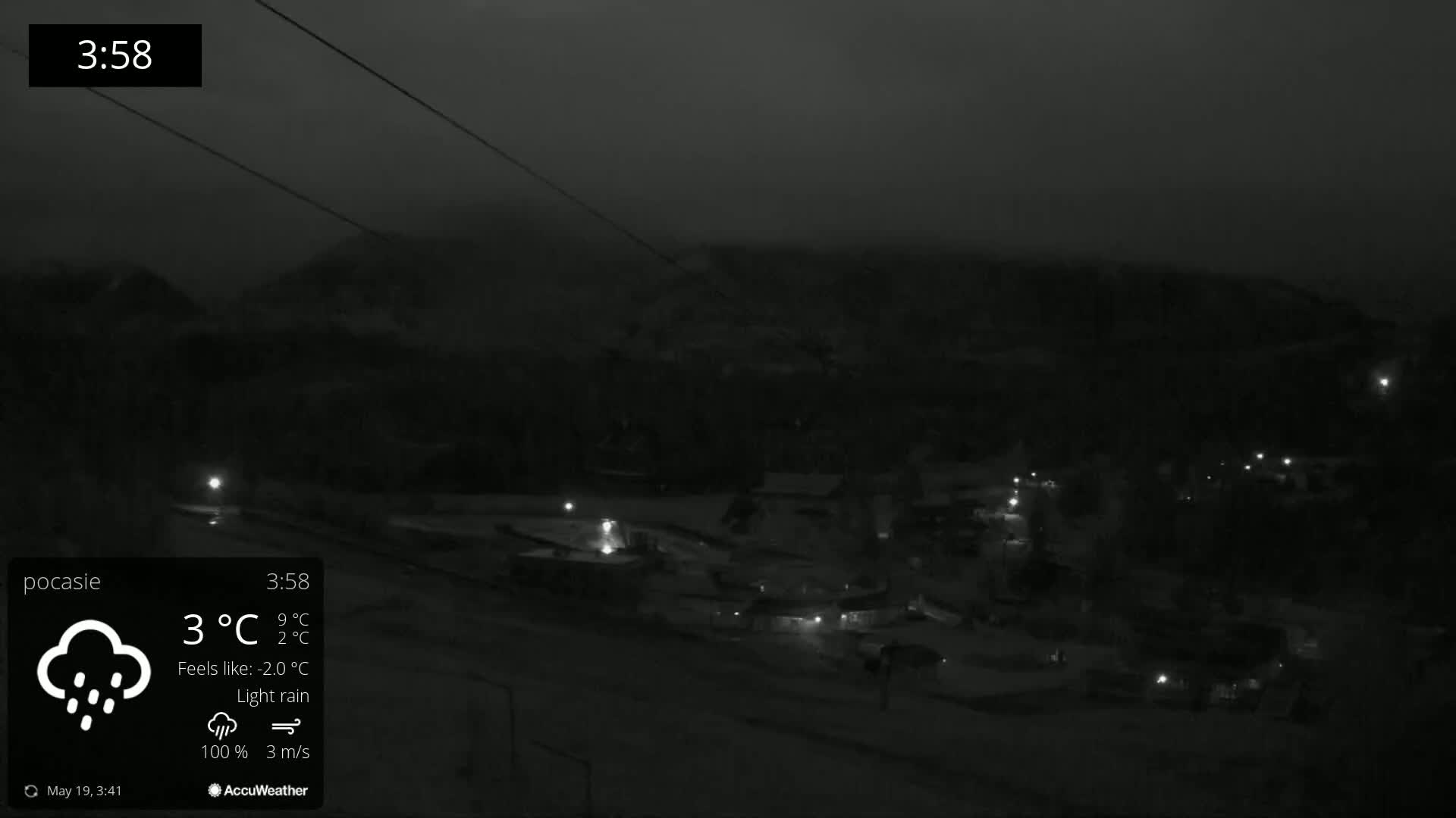Meander Oravice Village Ski Slopes & Osobita Mountain Live Cam - Vitanova, Tvrdosin, Zilina, Slovakia