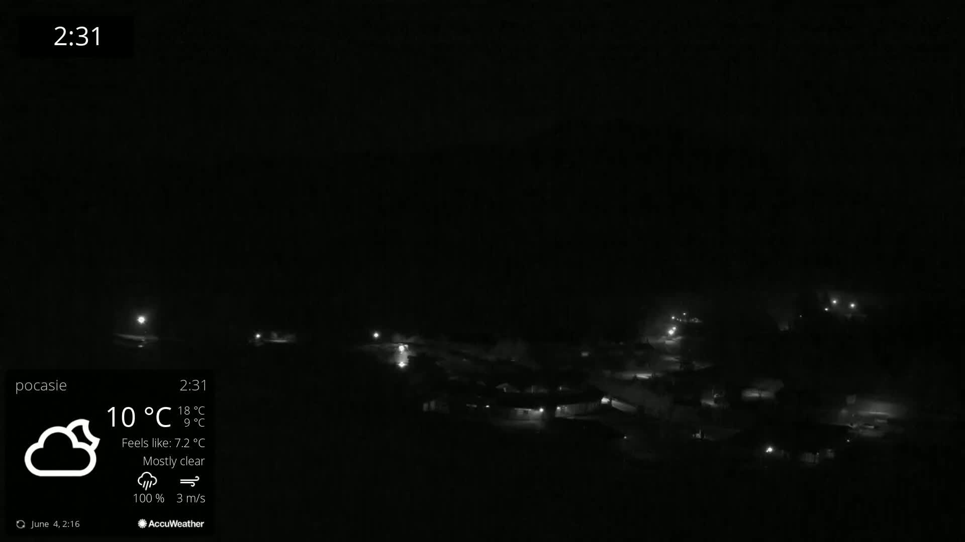 Meander Oravice Village Ski Slopes & Osobita Mountain Live Cam - Vitanova, Tvrdosin, Zilina, Slovakia