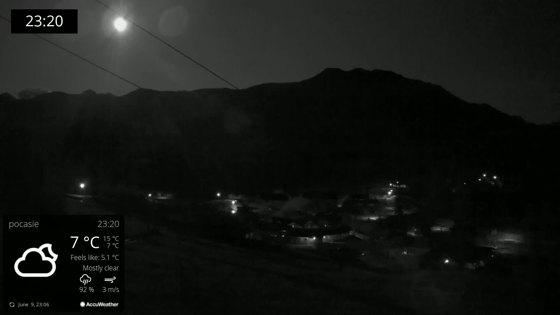 Meander Oravice Village Ski Slopes & Osobita Mountain Live Cam - Vitanova, Tvrdosin, Zilina, Slovakia