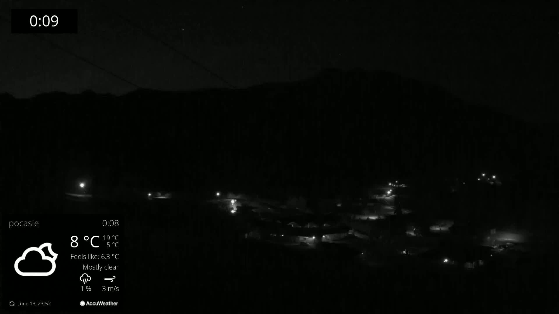 Meander Oravice Village Ski Slopes & Osobita Mountain Live Cam - Vitanova, Tvrdosin, Zilina, Slovakia