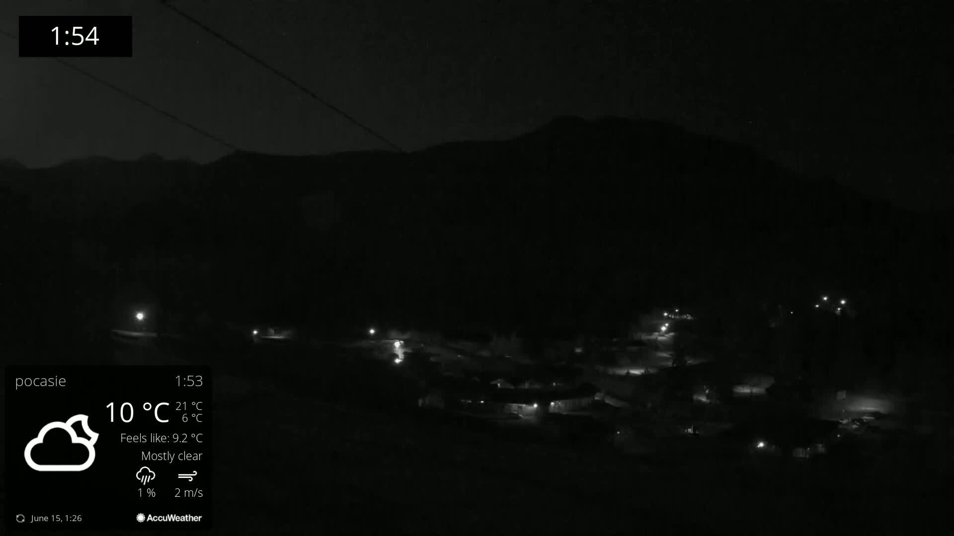 Meander Oravice Village Ski Slopes & Osobita Mountain Live Cam - Vitanova, Tvrdosin, Zilina, Slovakia