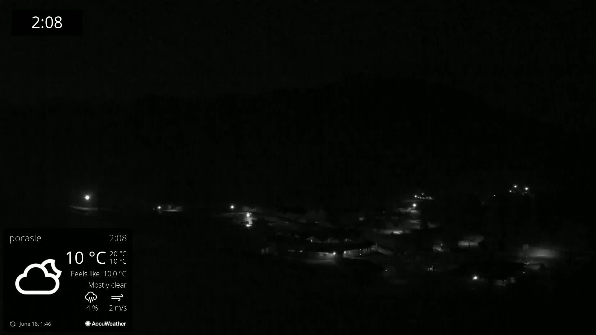 Meander Oravice Village Ski Slopes & Osobita Mountain Live Cam - Vitanova, Tvrdosin, Zilina, Slovakia