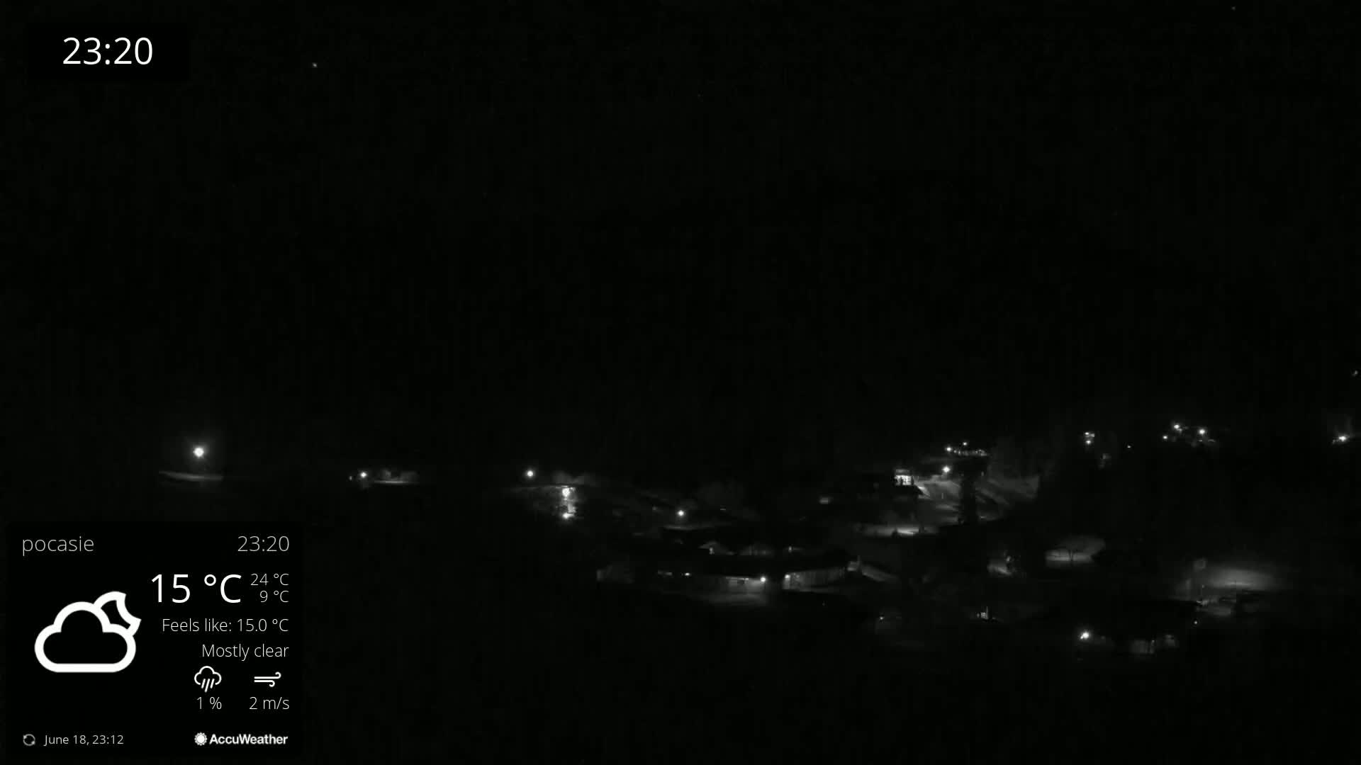 Meander Oravice Village Ski Slopes & Osobita Mountain Live Cam - Vitanova, Tvrdosin, Zilina, Slovakia