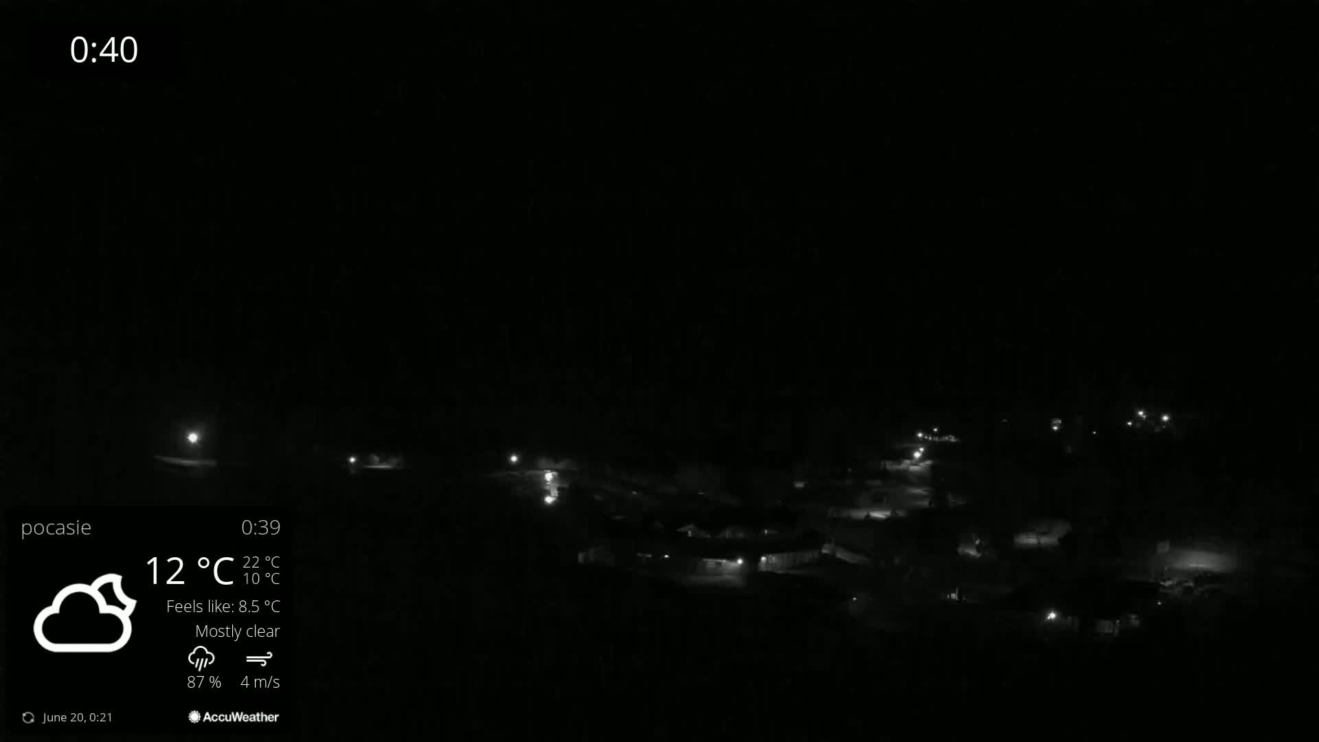 Meander Oravice Village Ski Slopes & Osobita Mountain Live Cam - Vitanova, Tvrdosin, Zilina, Slovakia