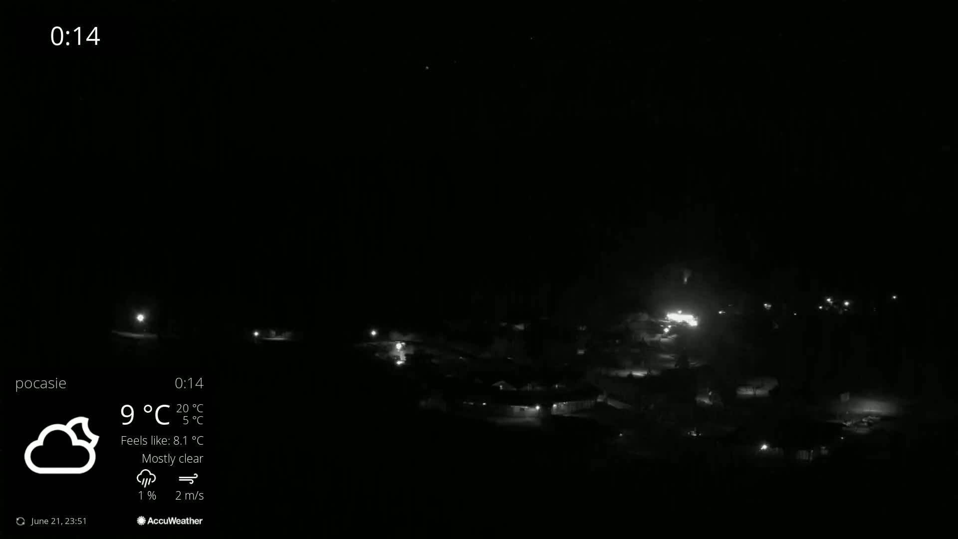 Meander Oravice Village Ski Slopes & Osobita Mountain Live Cam - Vitanova, Tvrdosin, Zilina, Slovakia