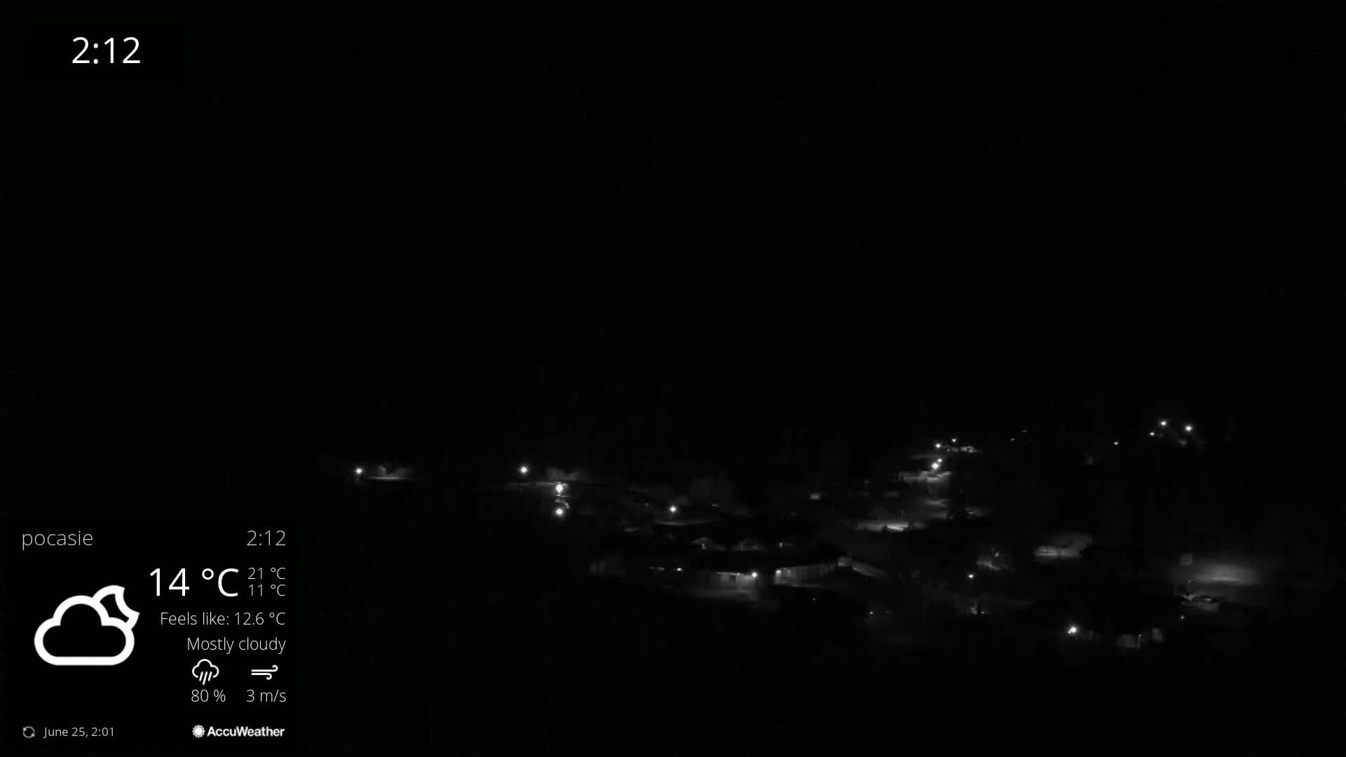 Meander Oravice Village Ski Slopes & Osobita Mountain Live Cam - Vitanova, Tvrdosin, Zilina, Slovakia