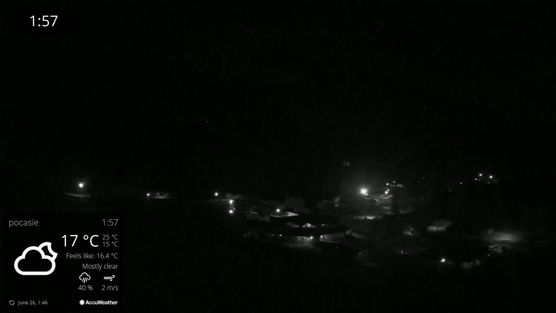 Meander Oravice Village Ski Slopes & Osobita Mountain Live Cam - Vitanova, Tvrdosin, Zilina, Slovakia