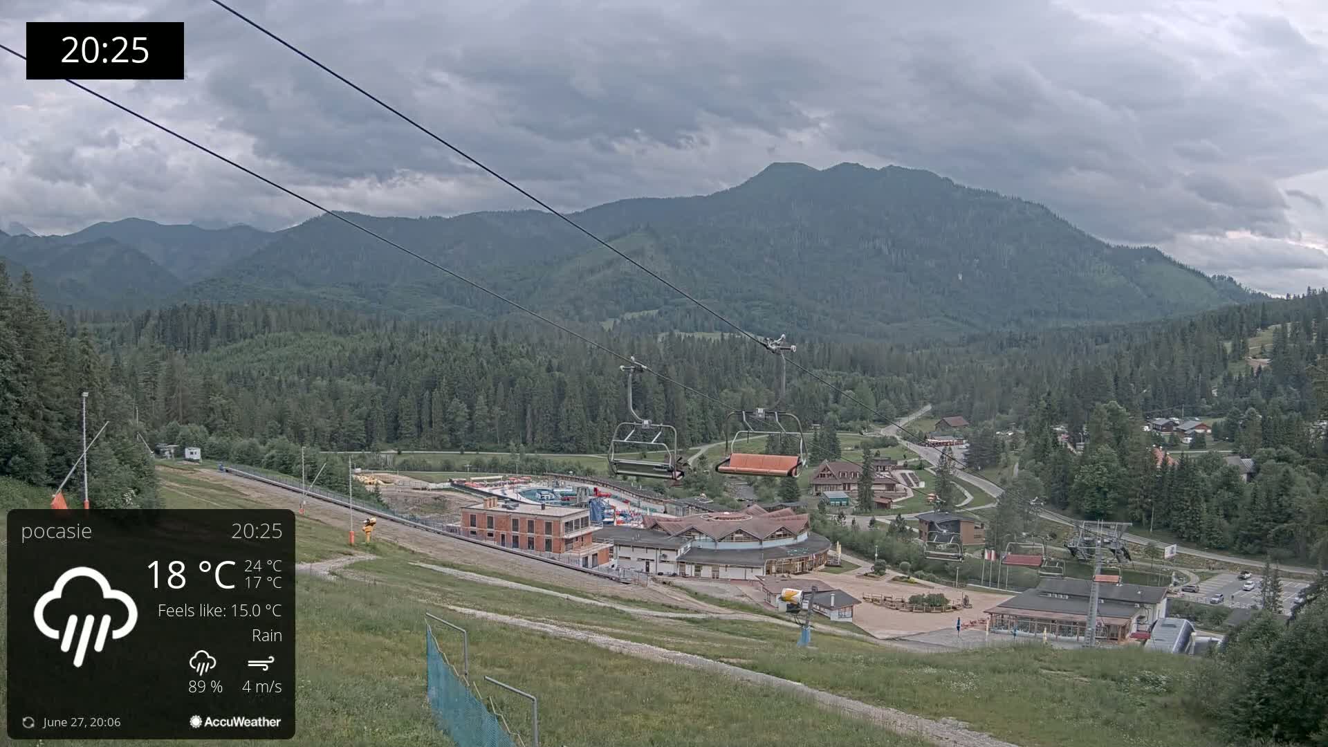 Meander Oravice Village Ski Slopes & Osobita Mountain Live Cam - Vitanova, Tvrdosin, Zilina, Slovakia