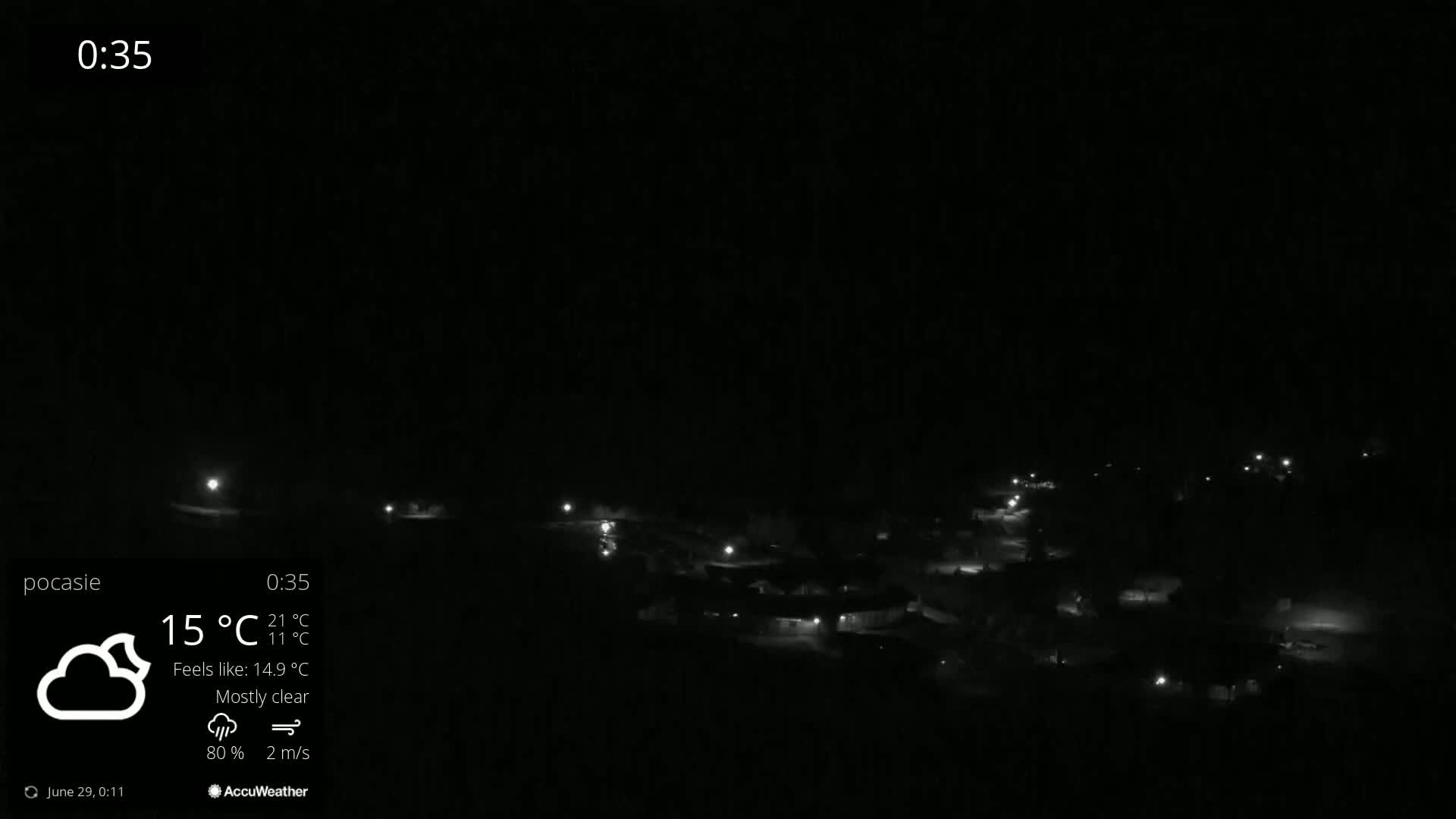 Meander Oravice Village Ski Slopes & Osobita Mountain Live Cam - Vitanova, Tvrdosin, Zilina, Slovakia