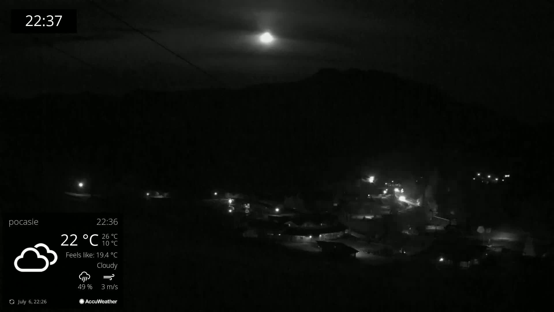 Meander Oravice Village Ski Slopes & Osobita Mountain Live Cam - Vitanova, Tvrdosin, Zilina, Slovakia