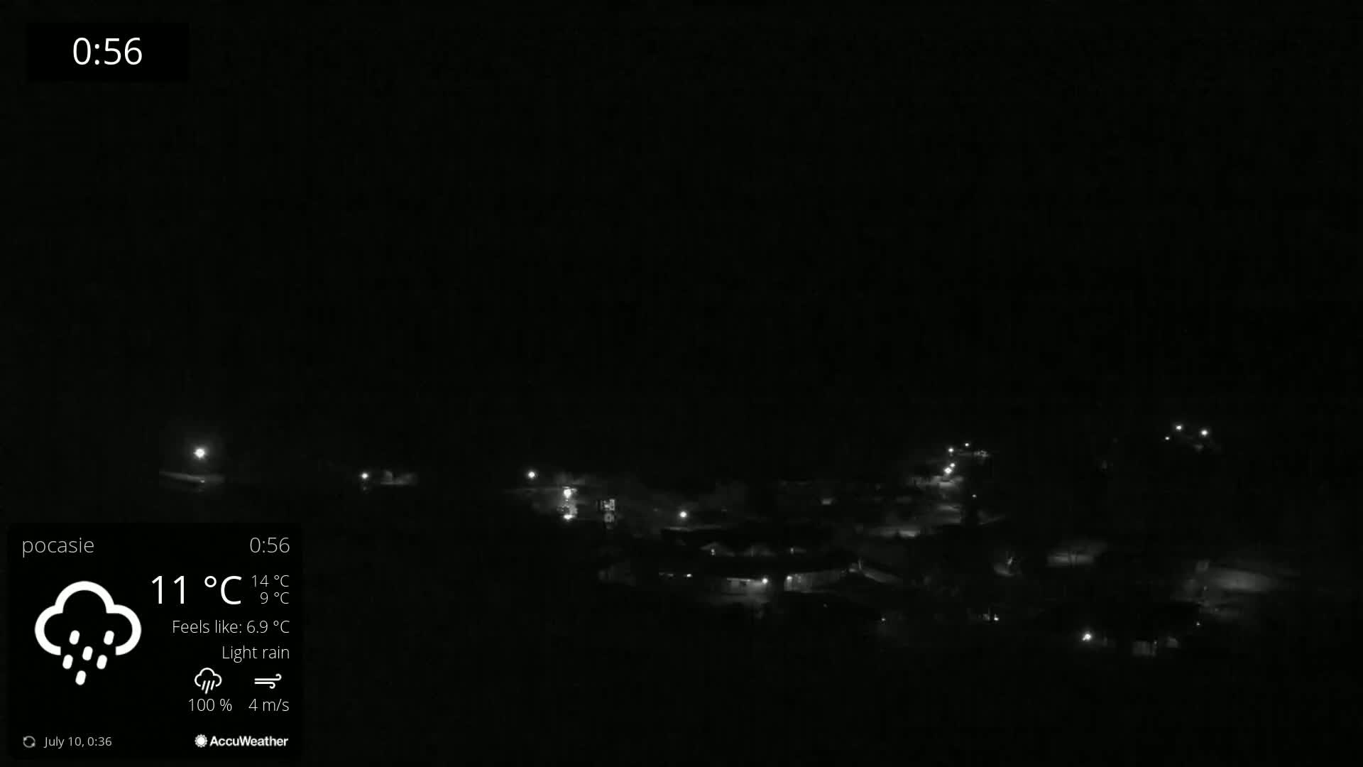 Meander Oravice Village Ski Slopes & Osobita Mountain Live Cam - Vitanova, Tvrdosin, Zilina, Slovakia