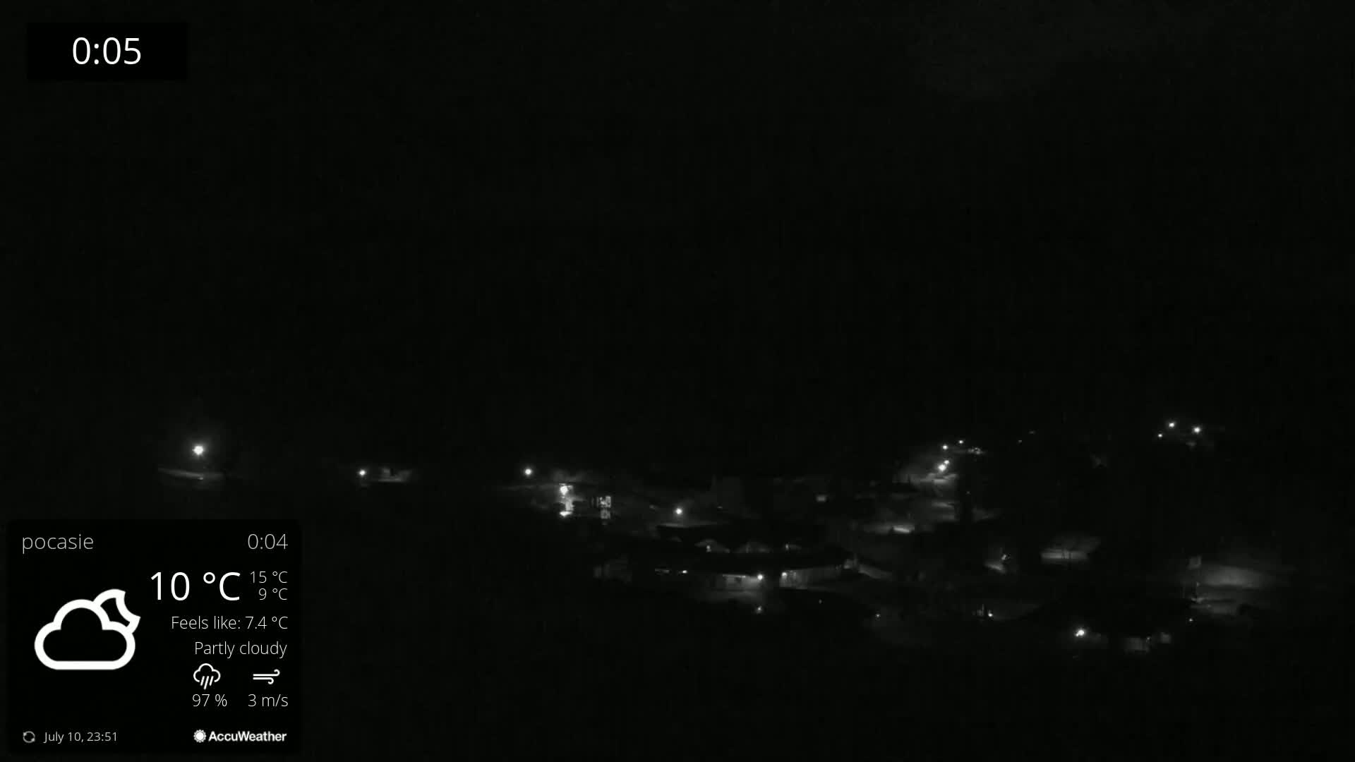 Meander Oravice Village Ski Slopes & Osobita Mountain Live Cam - Vitanova, Tvrdosin, Zilina, Slovakia