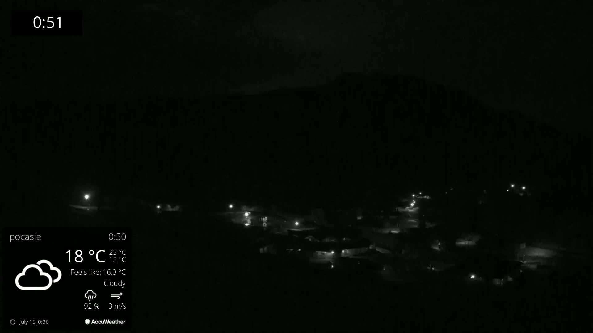 Meander Oravice Village Ski Slopes & Osobita Mountain Live Cam - Vitanova, Tvrdosin, Zilina, Slovakia