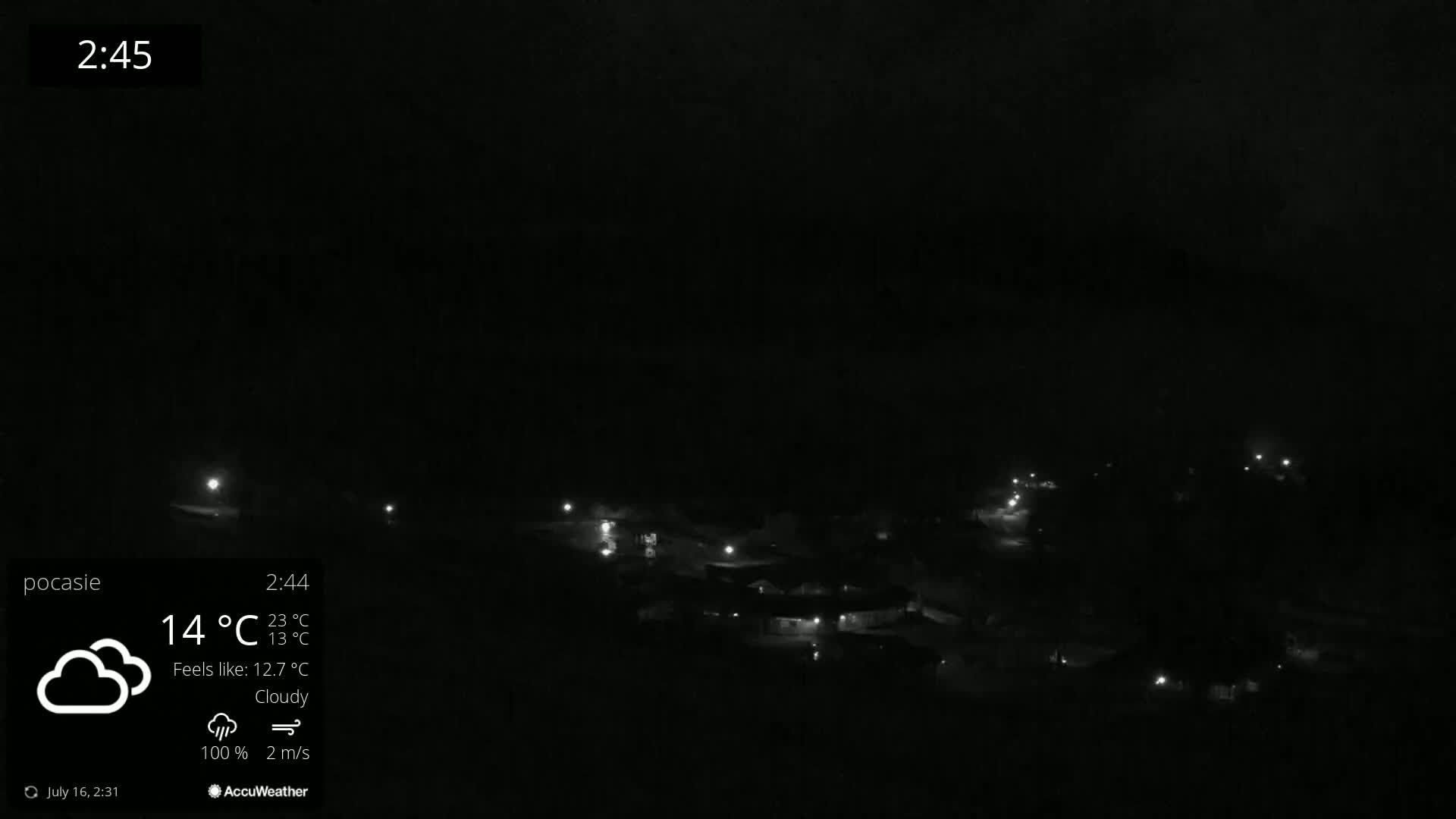 Meander Oravice Village Ski Slopes & Osobita Mountain Live Cam - Vitanova, Tvrdosin, Zilina, Slovakia