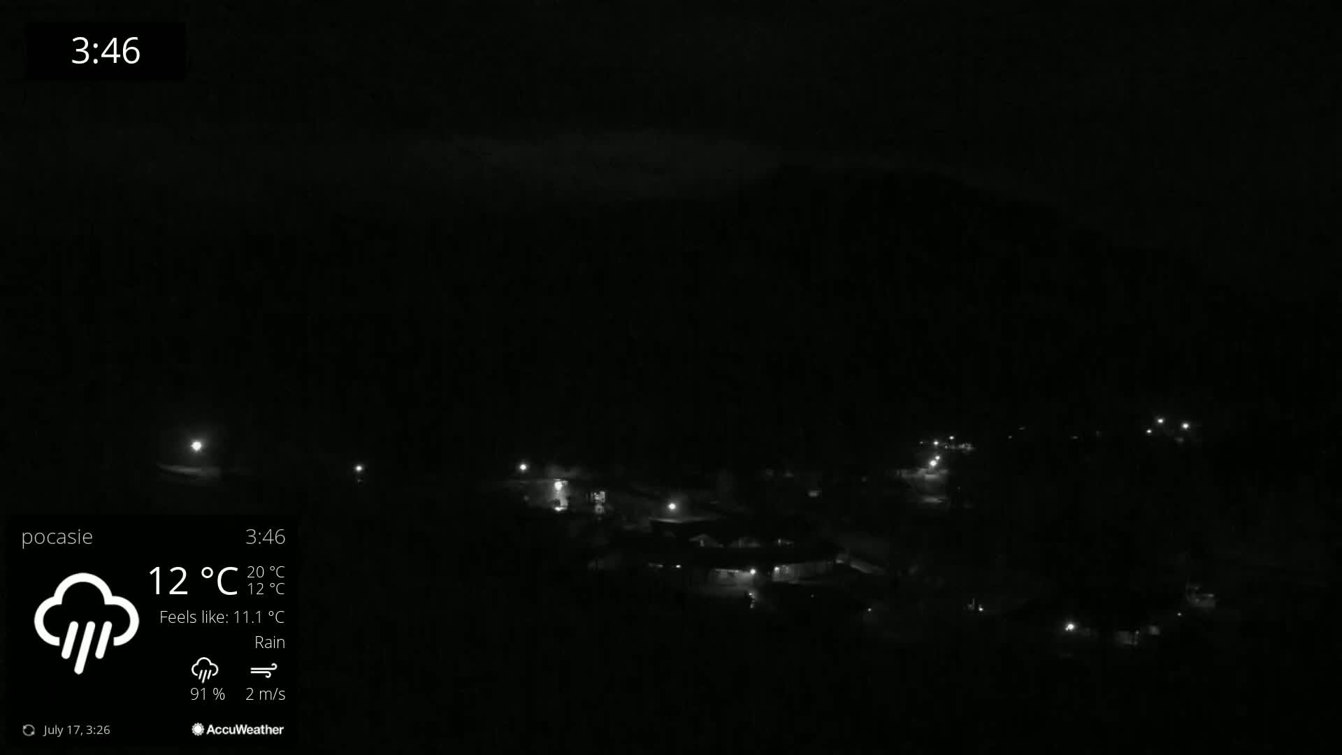 Meander Oravice Village Ski Slopes & Osobita Mountain Live Cam - Vitanova, Tvrdosin, Zilina, Slovakia