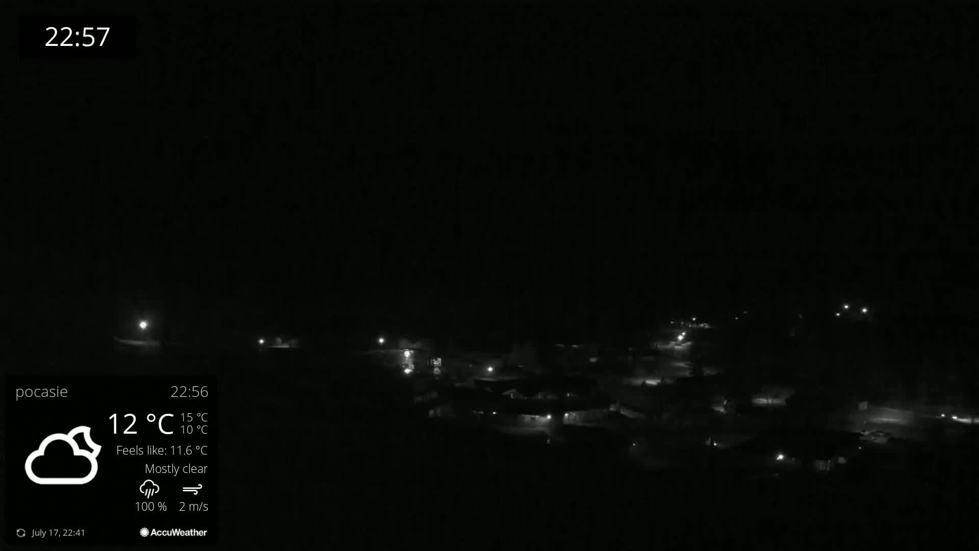 Meander Oravice Village Ski Slopes & Osobita Mountain Live Cam - Vitanova, Tvrdosin, Zilina, Slovakia