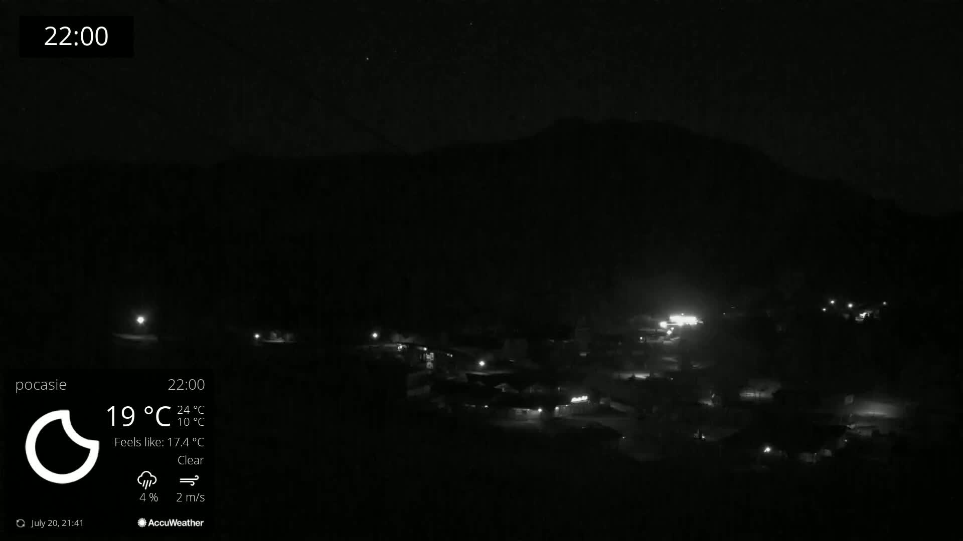 Meander Oravice Village Ski Slopes & Osobita Mountain Live Cam - Vitanova, Tvrdosin, Zilina, Slovakia