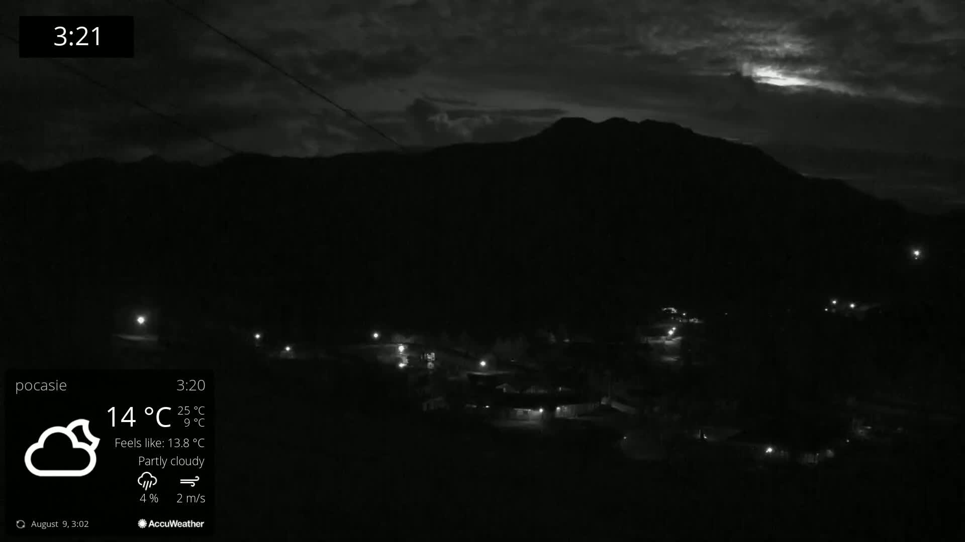 Meander Oravice Village Ski Slopes & Osobita Mountain Live Cam - Vitanova, Tvrdosin, Zilina, Slovakia