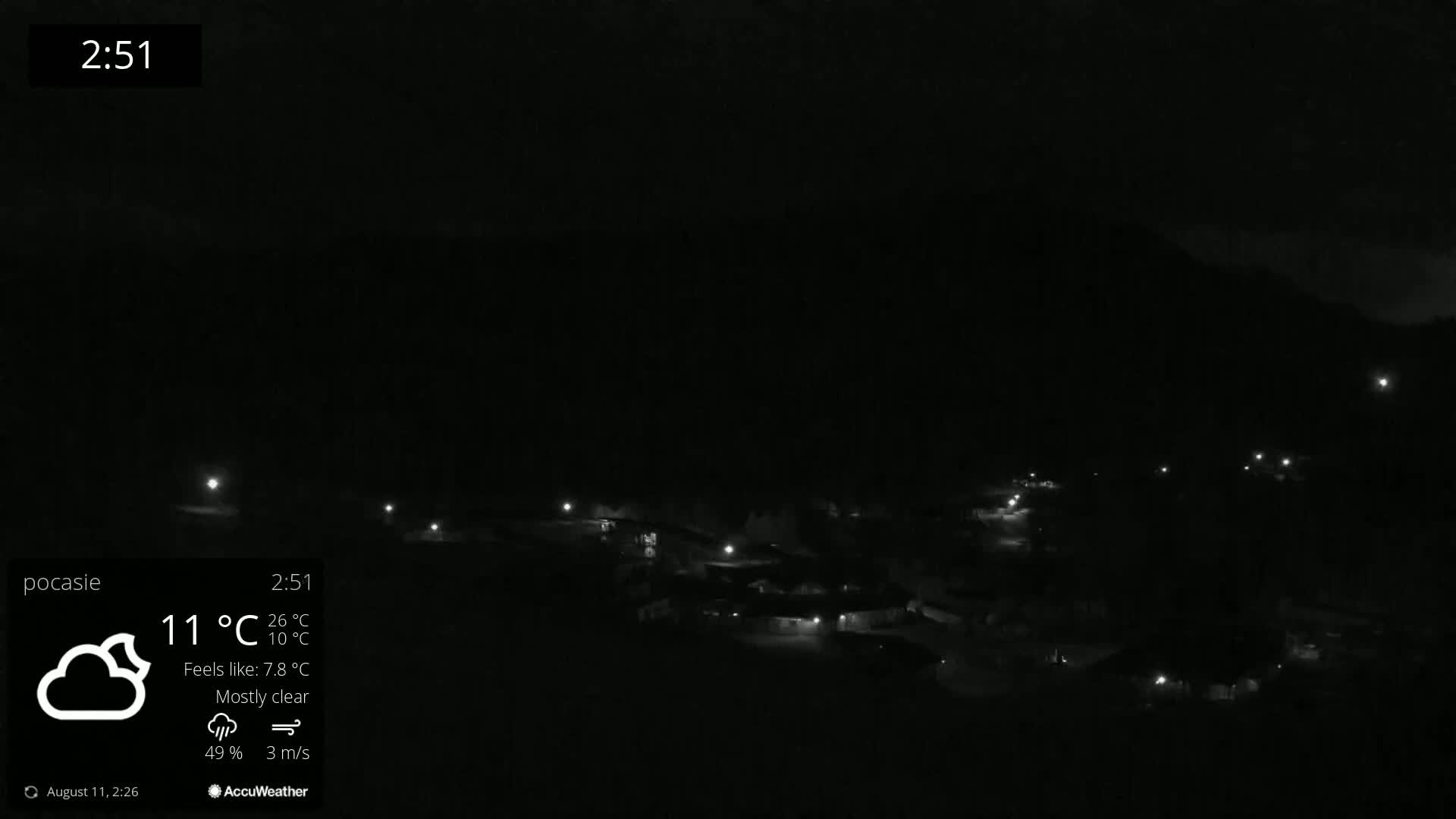 Meander Oravice Village Ski Slopes & Osobita Mountain Live Cam - Vitanova, Tvrdosin, Zilina, Slovakia