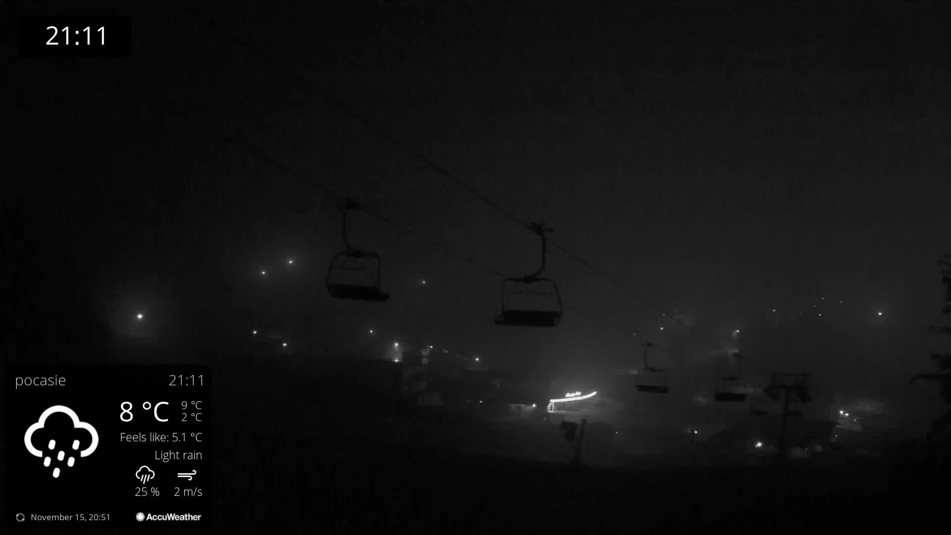 Meander Oravice Village Ski Slopes & Osobita Mountain Live Cam - Vitanova, Tvrdosin, Zilina, Slovakia