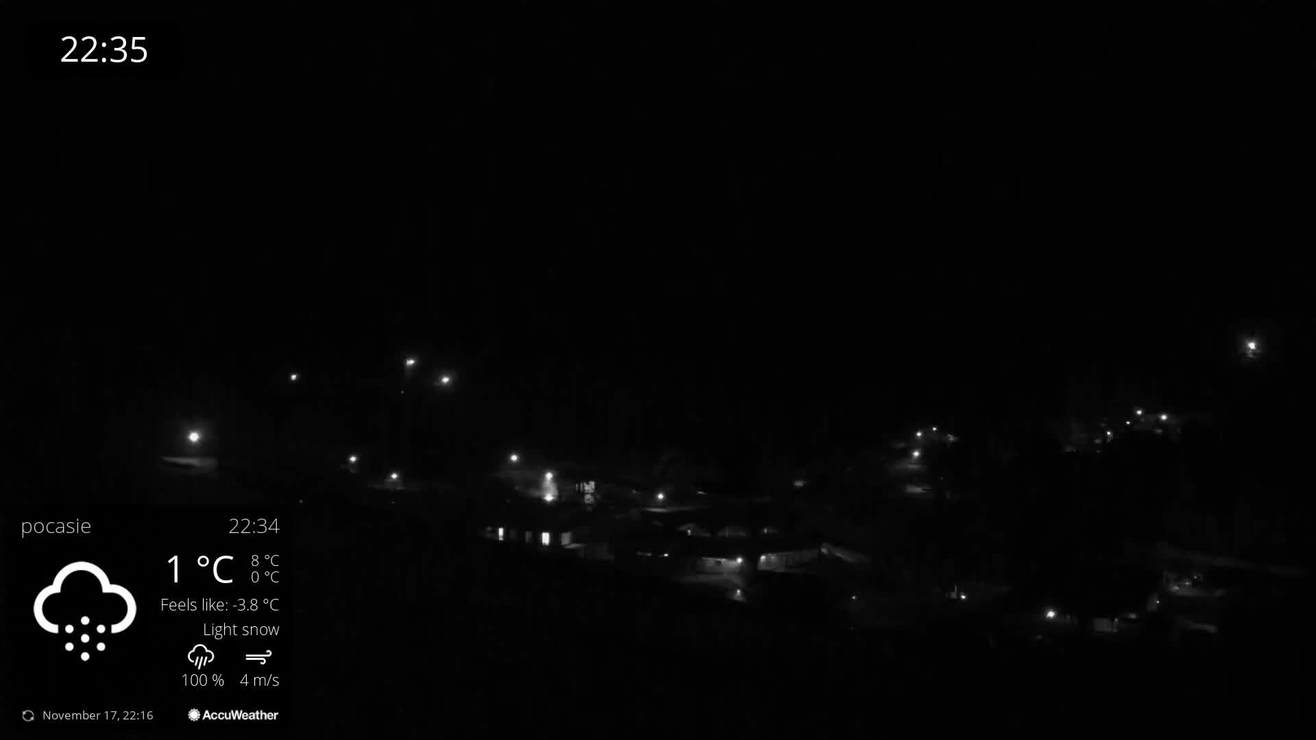 Meander Oravice Village Ski Slopes & Osobita Mountain Live Cam - Vitanova, Tvrdosin, Zilina, Slovakia