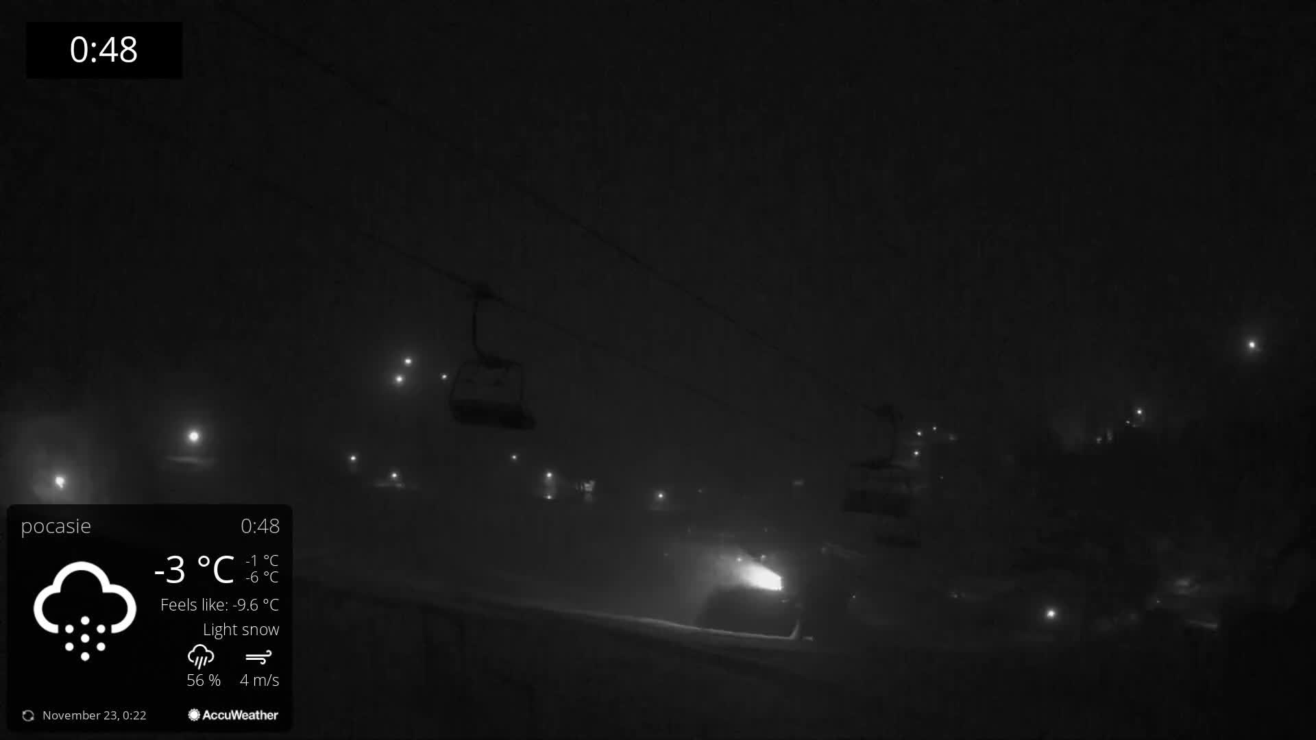Meander Oravice Village Ski Slopes & Osobita Mountain Live Cam - Vitanova, Tvrdosin, Zilina, Slovakia