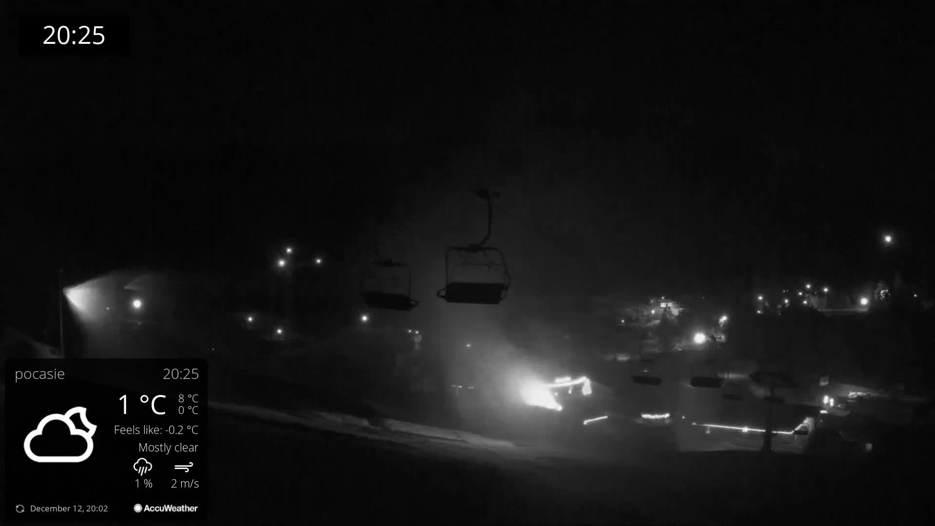Meander Oravice Village Ski Slopes & Osobita Mountain Live Cam - Vitanova, Tvrdosin, Zilina, Slovakia