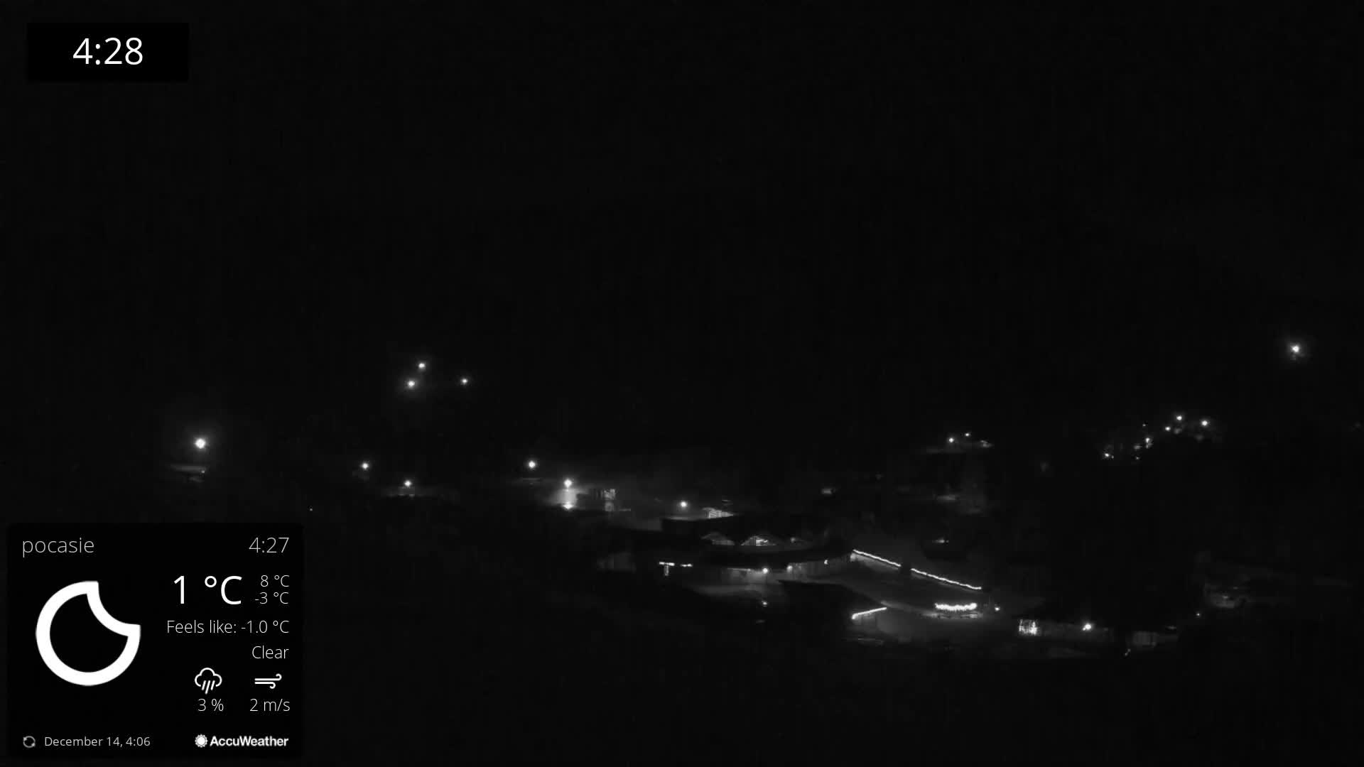Meander Oravice Village Ski Slopes & Osobita Mountain Live Cam - Vitanova, Tvrdosin, Zilina, Slovakia