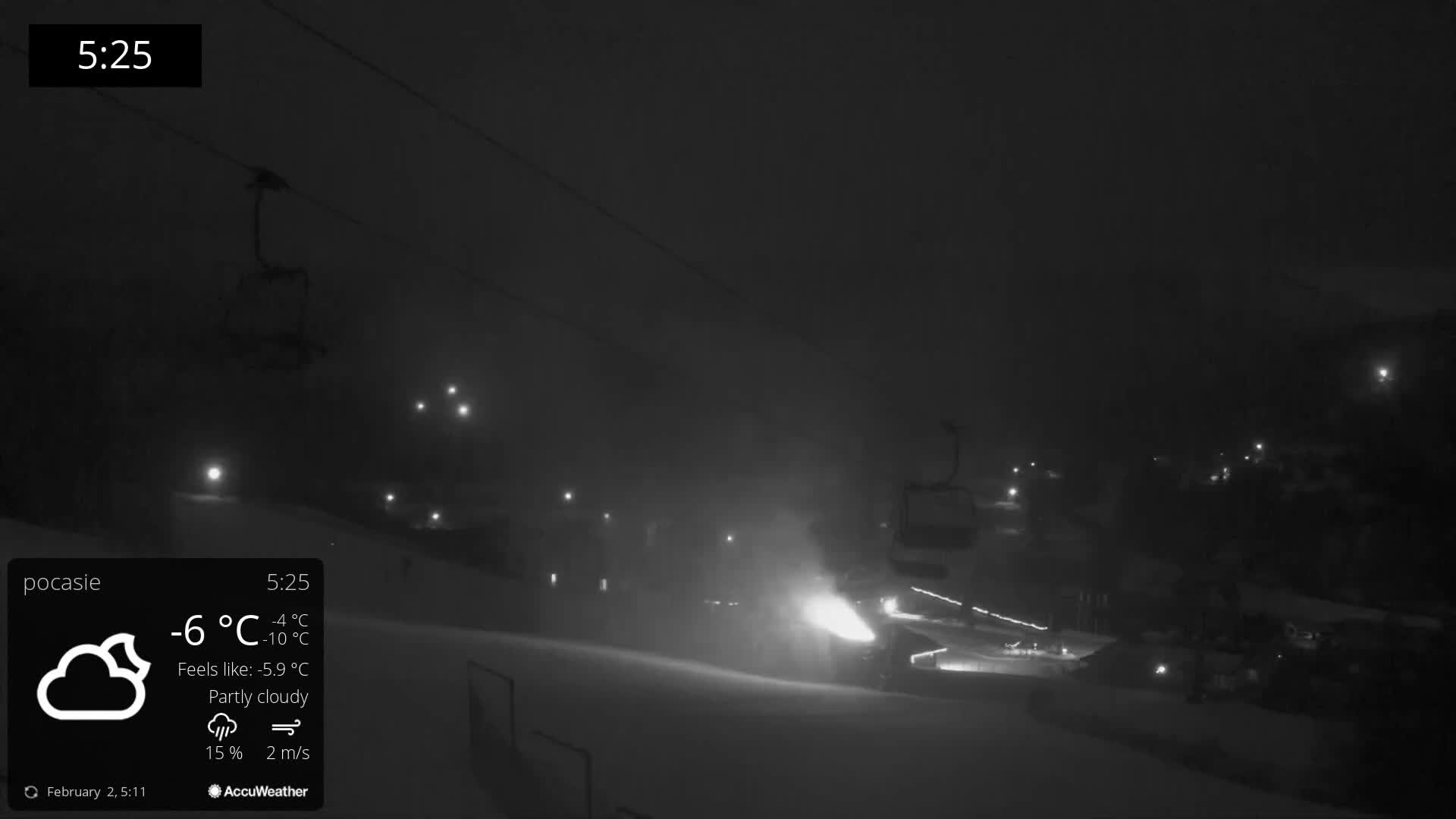 Meander Oravice Village Ski Slopes & Osobita Mountain Live Cam - Vitanova, Tvrdosin, Zilina, Slovakia