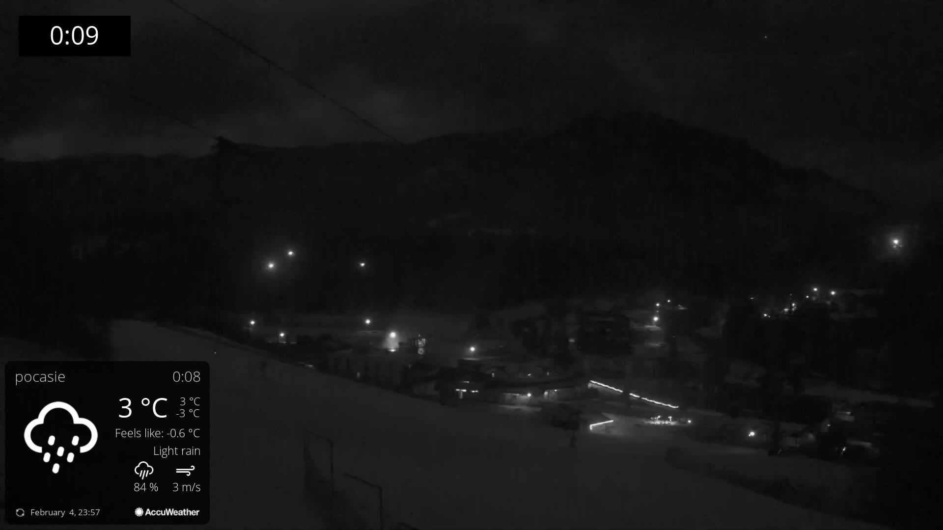 Meander Oravice Village Ski Slopes & Osobita Mountain Live Cam - Vitanova, Tvrdosin, Zilina, Slovakia
