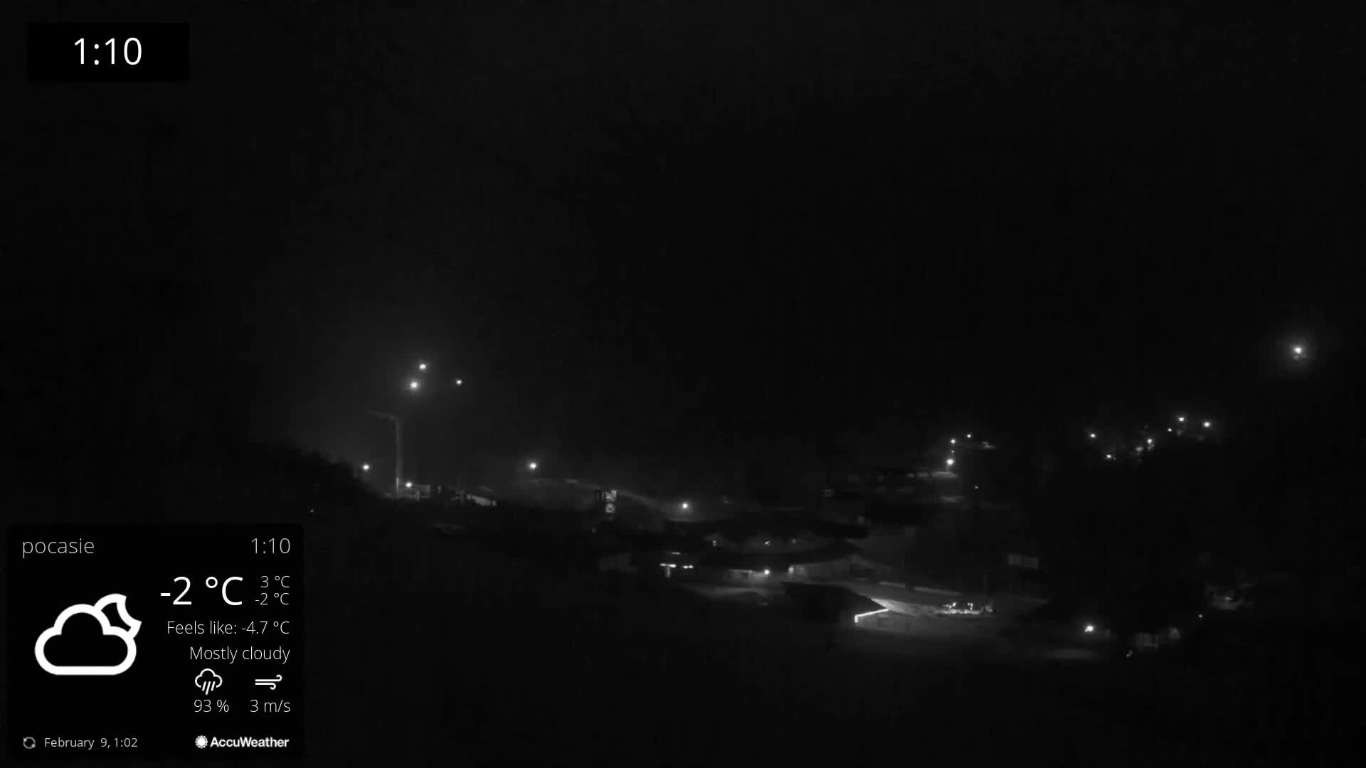 Meander Oravice Village Ski Slopes & Osobita Mountain Live Cam - Vitanova, Tvrdosin, Zilina, Slovakia