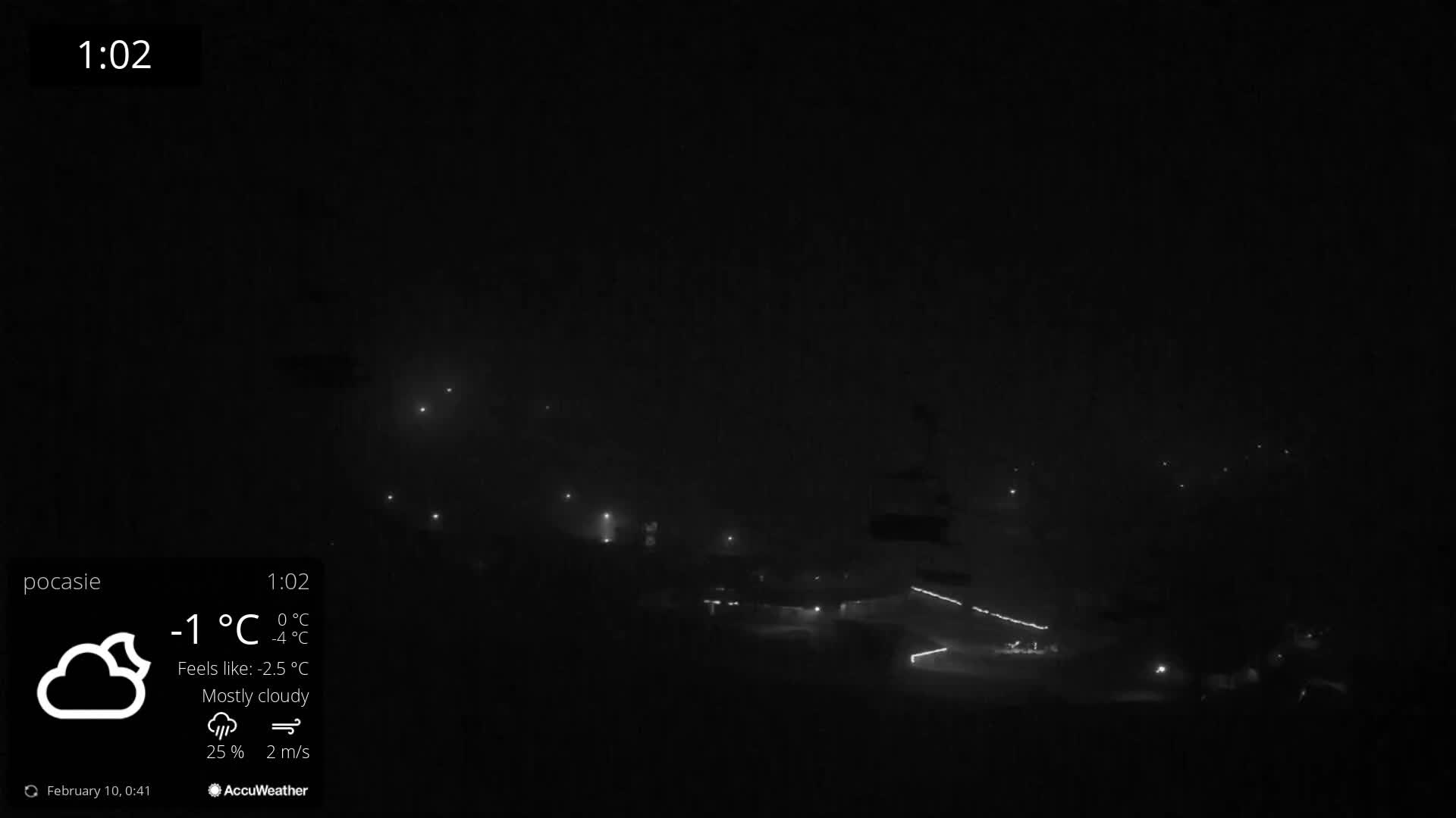 Meander Oravice Village Ski Slopes & Osobita Mountain Live Cam - Vitanova, Tvrdosin, Zilina, Slovakia