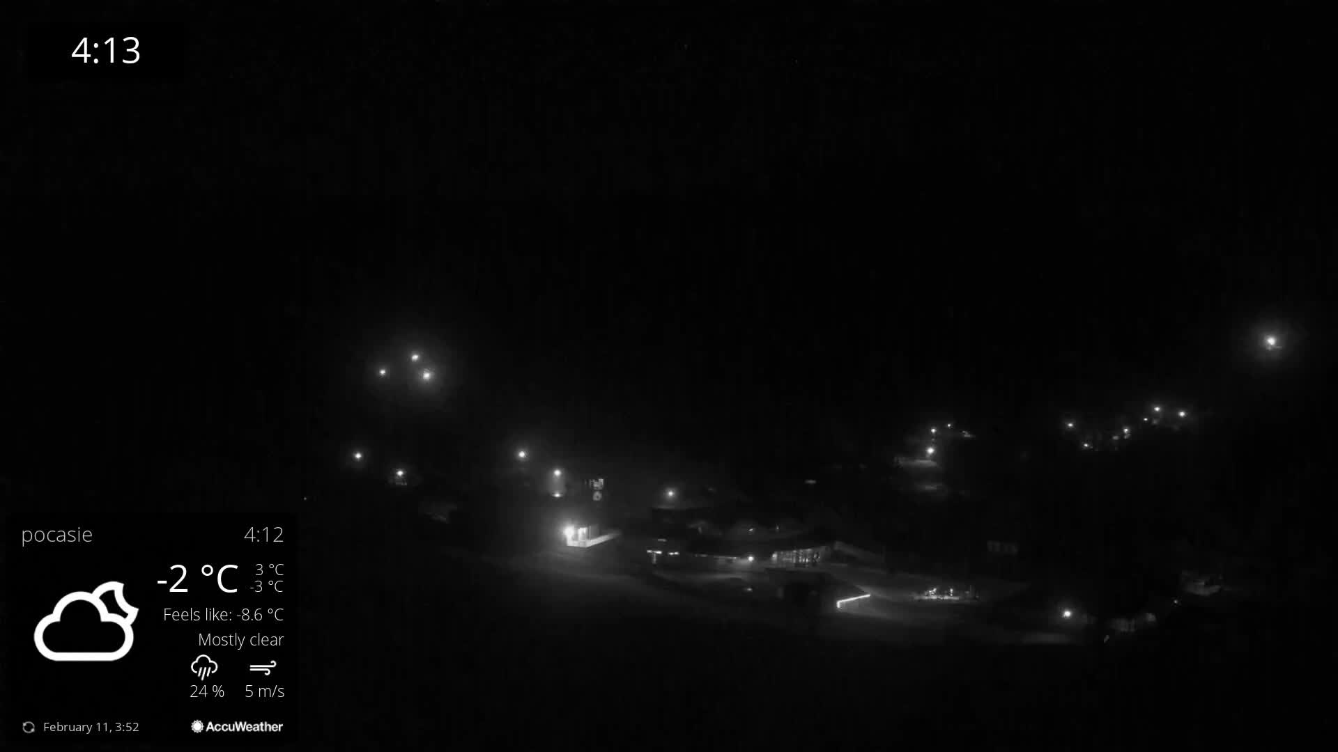 Meander Oravice Village Ski Slopes & Osobita Mountain Live Cam - Vitanova, Tvrdosin, Zilina, Slovakia
