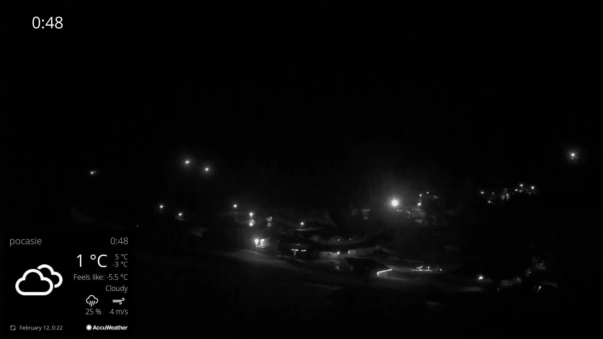 Meander Oravice Village Ski Slopes & Osobita Mountain Live Cam - Vitanova, Tvrdosin, Zilina, Slovakia