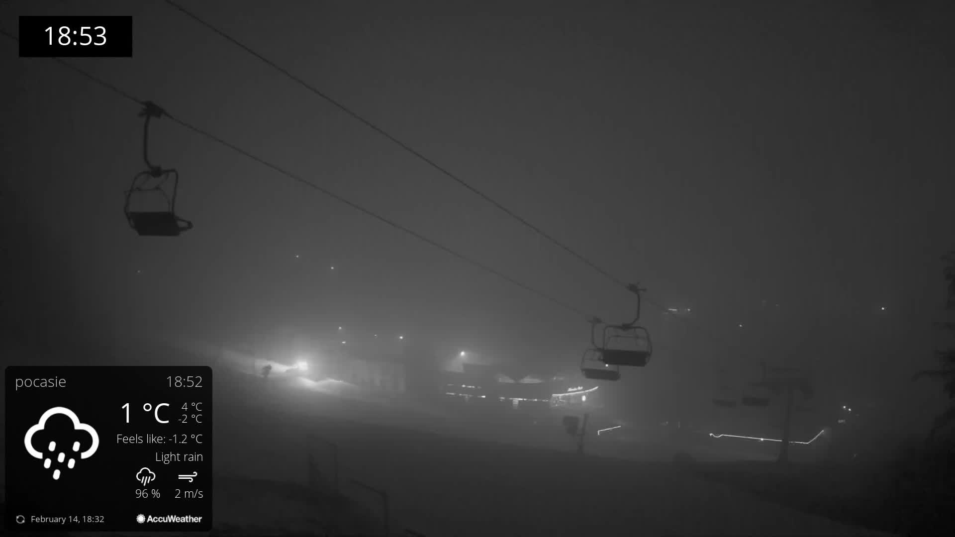 Meander Oravice Village Ski Slopes & Osobita Mountain Live Cam - Vitanova, Tvrdosin, Zilina, Slovakia
