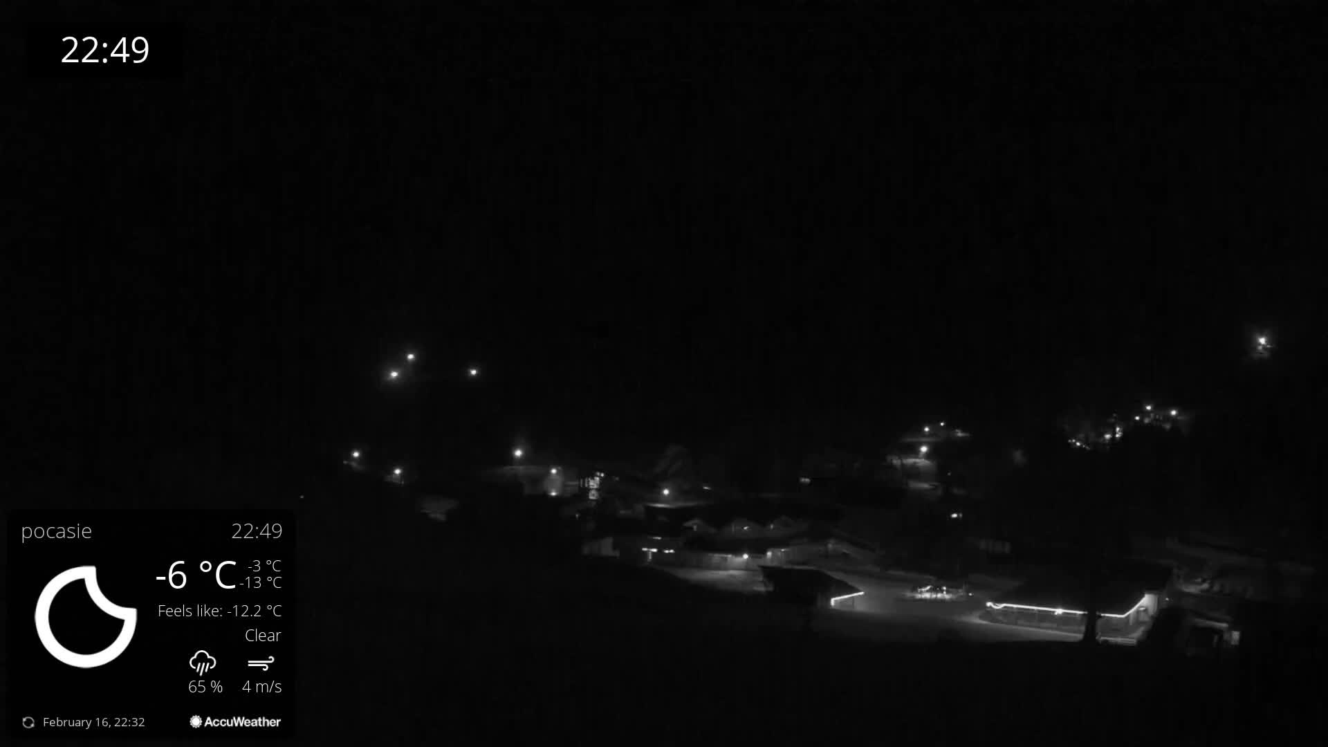 Meander Oravice Village Ski Slopes & Osobita Mountain Live Cam - Vitanova, Tvrdosin, Zilina, Slovakia