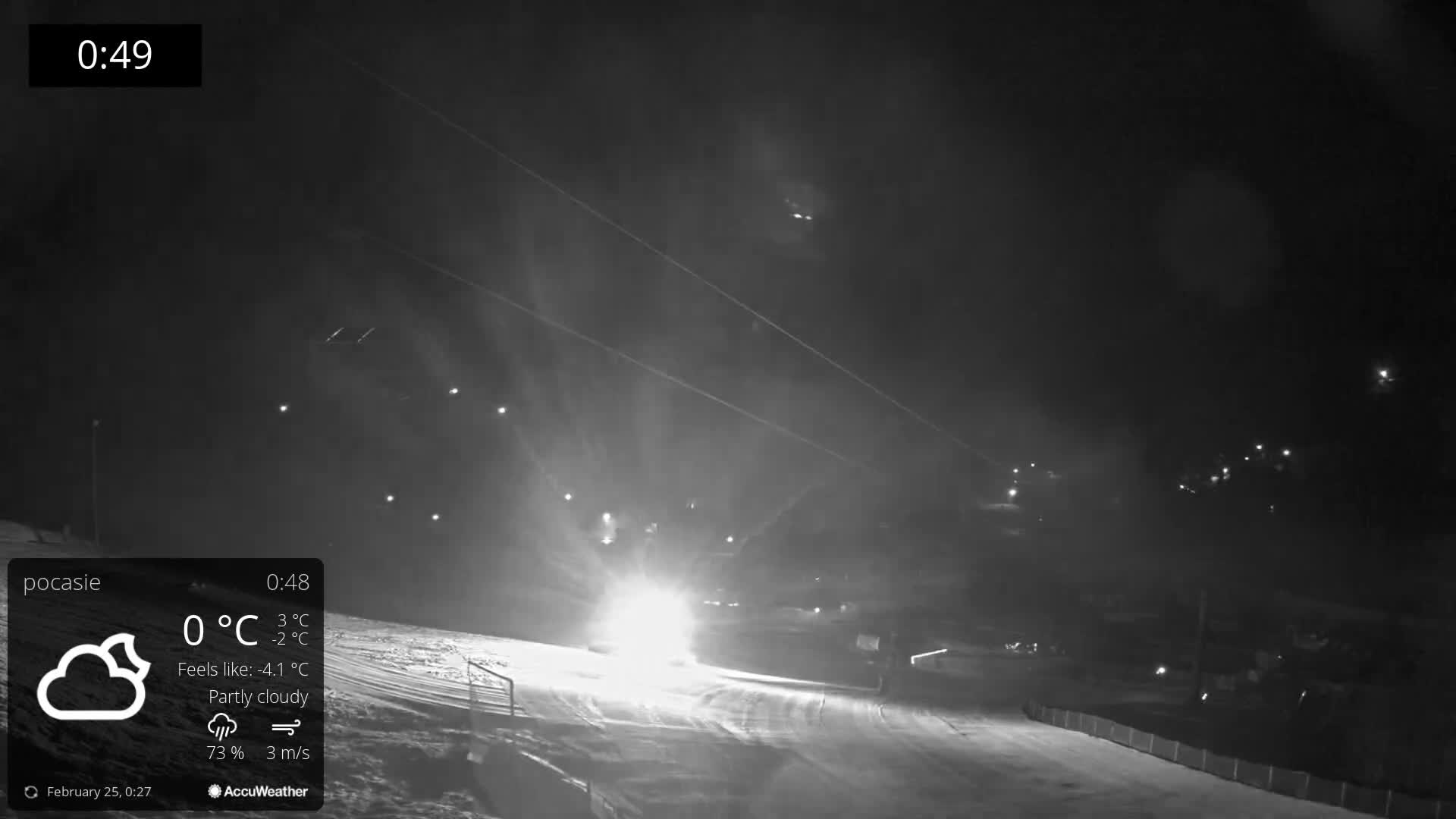 Meander Oravice Village Ski Slopes & Osobita Mountain Live Cam - Vitanova, Tvrdosin, Zilina, Slovakia