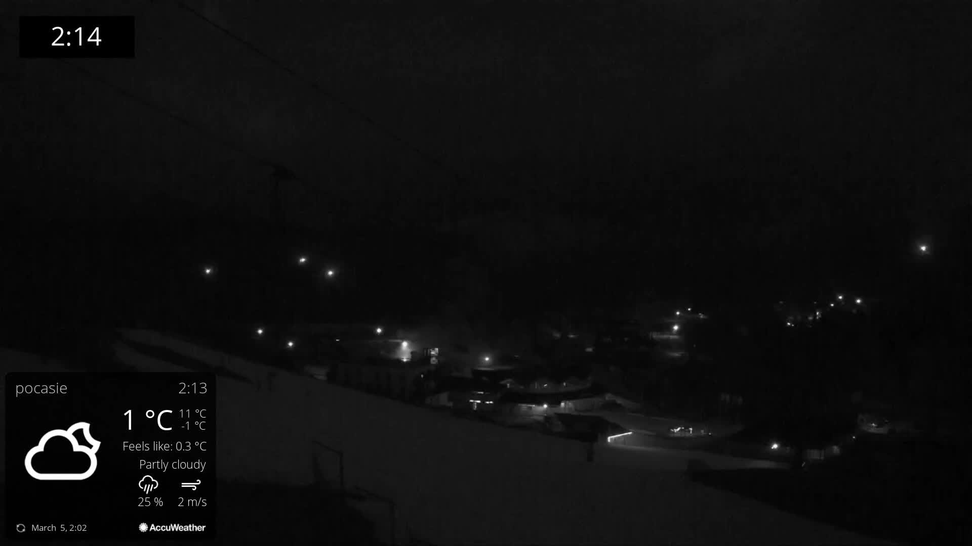 Meander Oravice Village Ski Slopes & Osobita Mountain Live Cam - Vitanova, Tvrdosin, Zilina, Slovakia