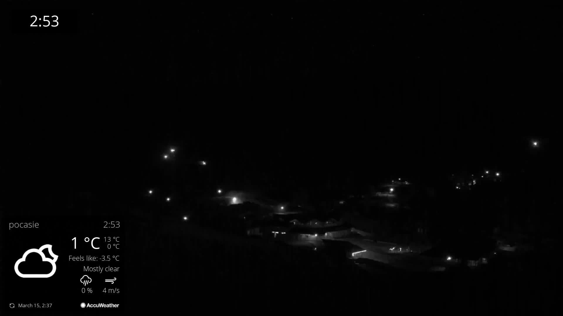 Meander Oravice Village Ski Slopes & Osobita Mountain Live Cam - Vitanova, Tvrdosin, Zilina, Slovakia