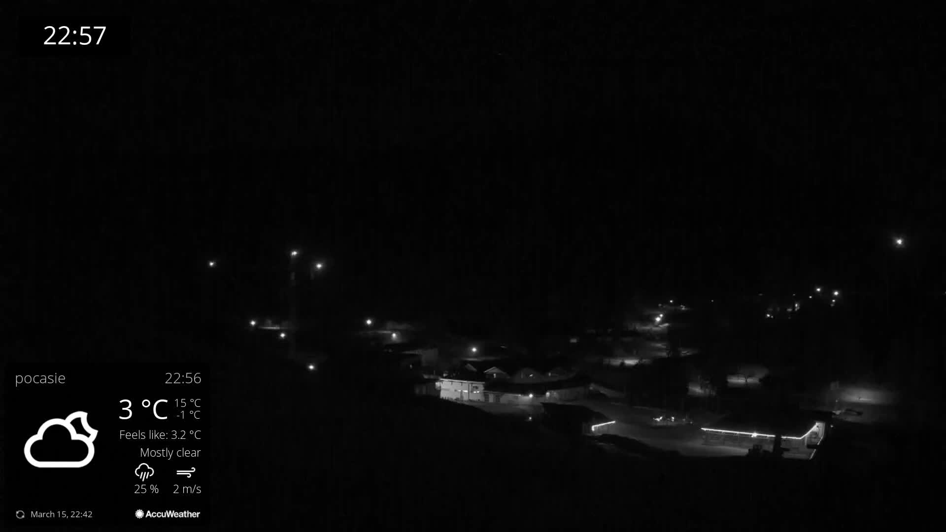 Meander Oravice Village Ski Slopes & Osobita Mountain Live Cam - Vitanova, Tvrdosin, Zilina, Slovakia